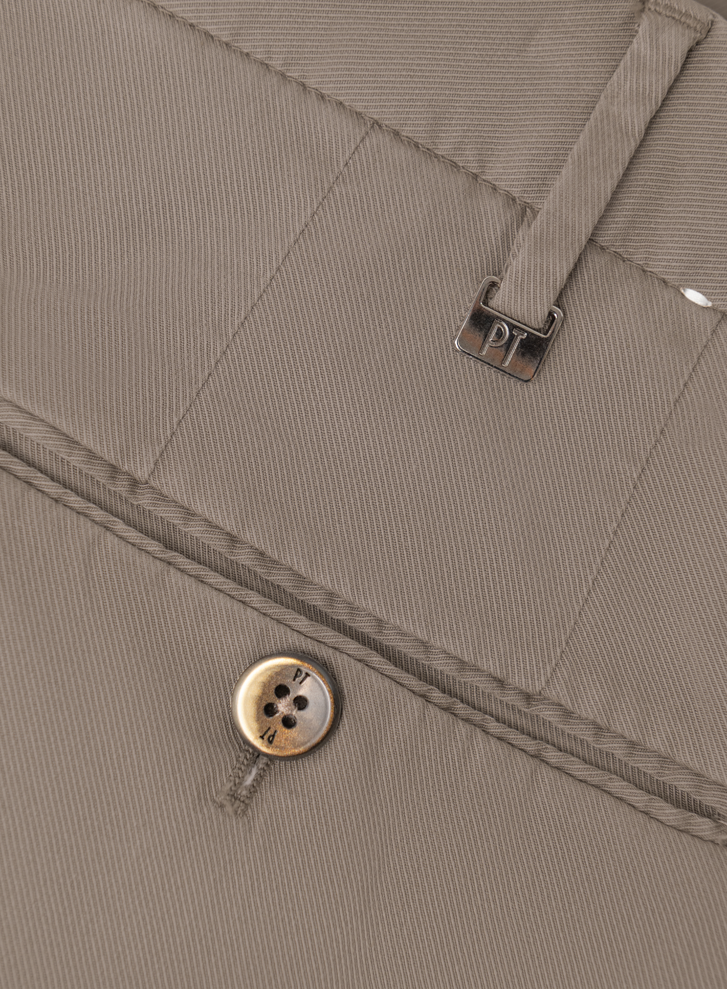 Broek van katoen | TAUPE