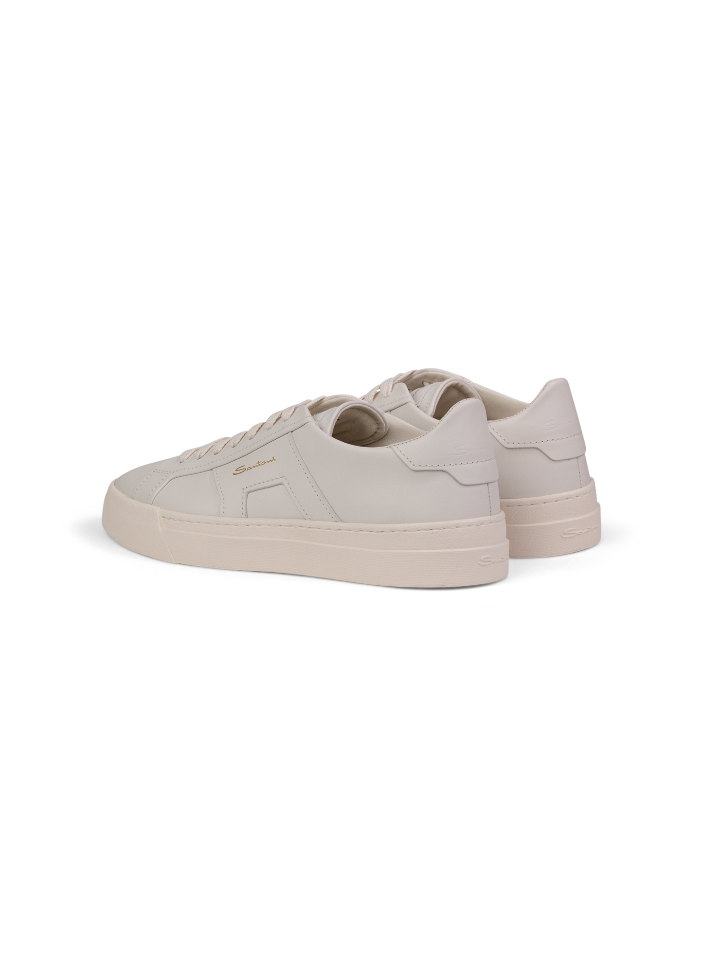 Clean icon sneakers van leer | Wit