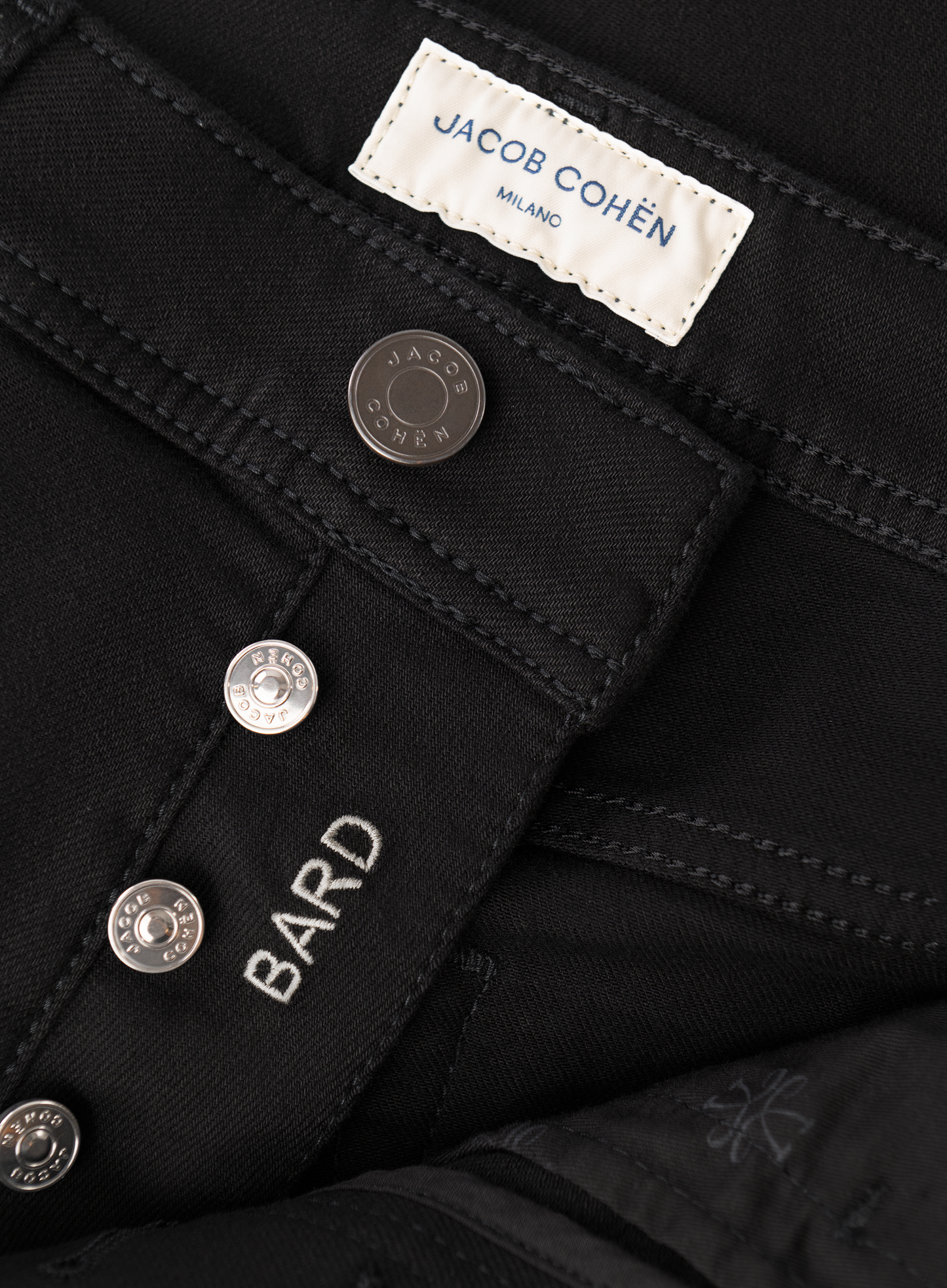 Bard jeans van katoen | Zwart