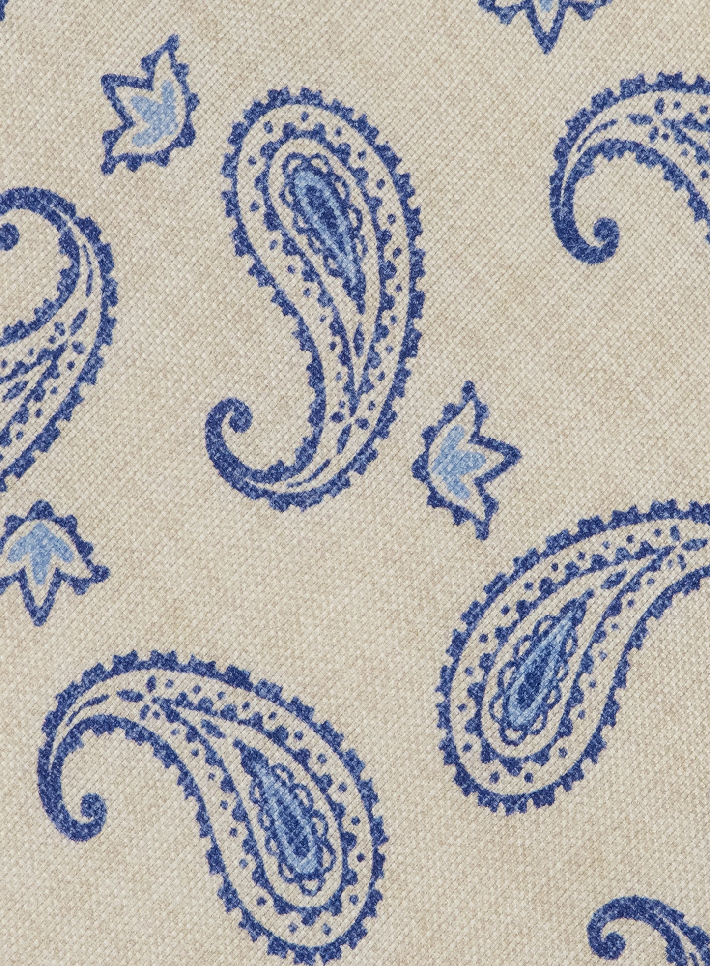 Paisley stropdas van zijde | Beige