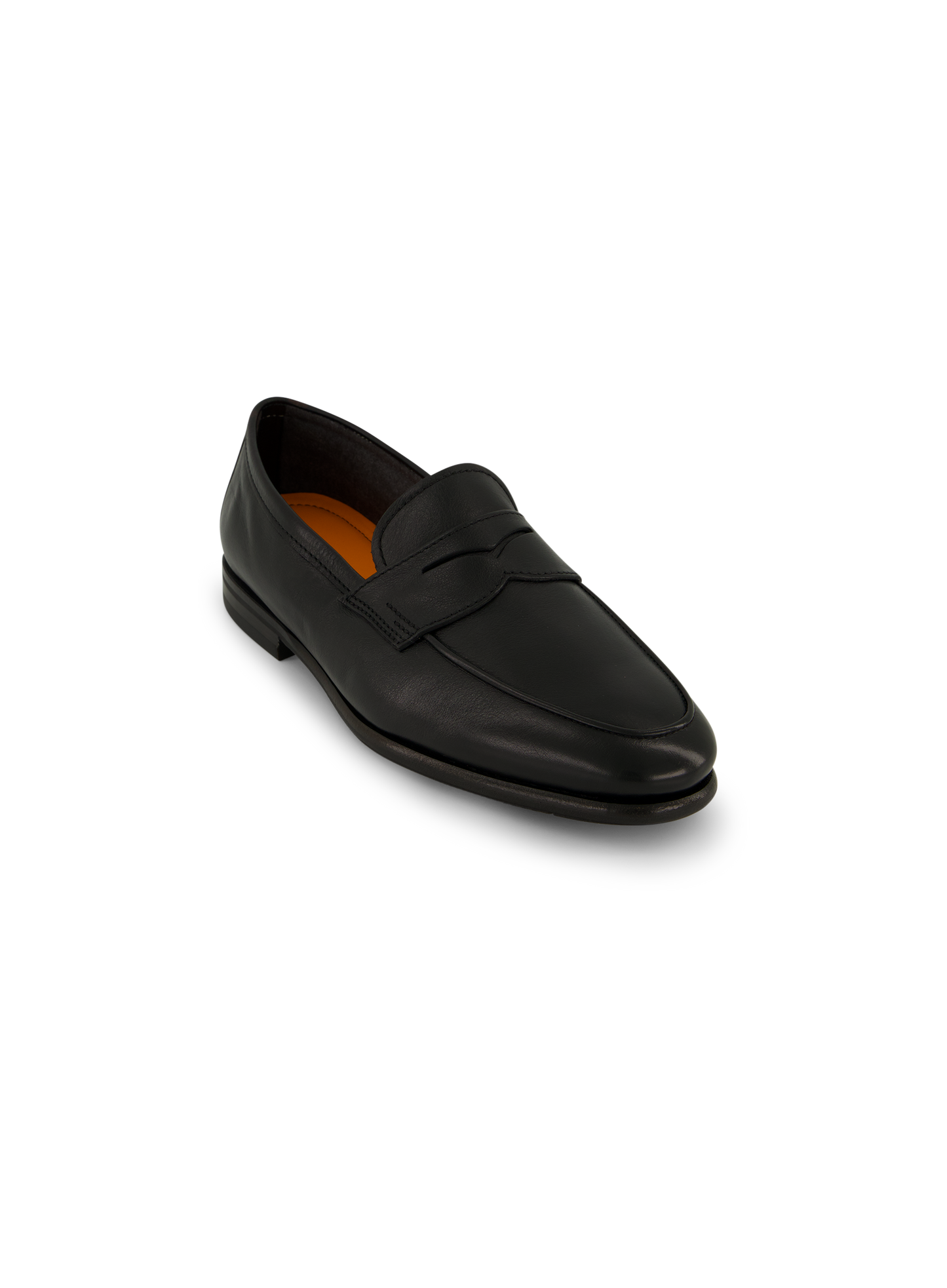 Penny loafers van leer | Zwart