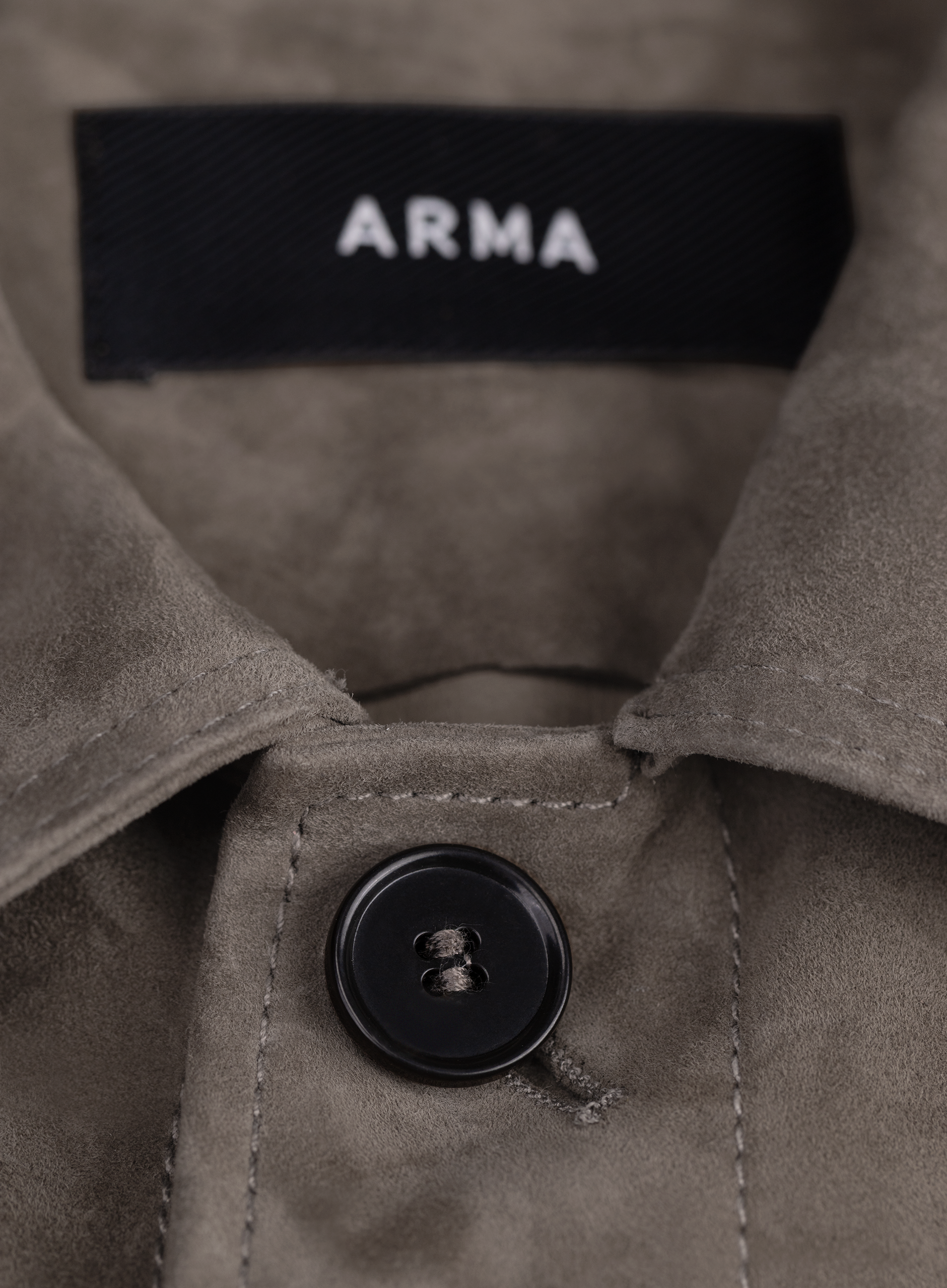 MEX overshirt van suède | FULL_WIDTH | TAUPE