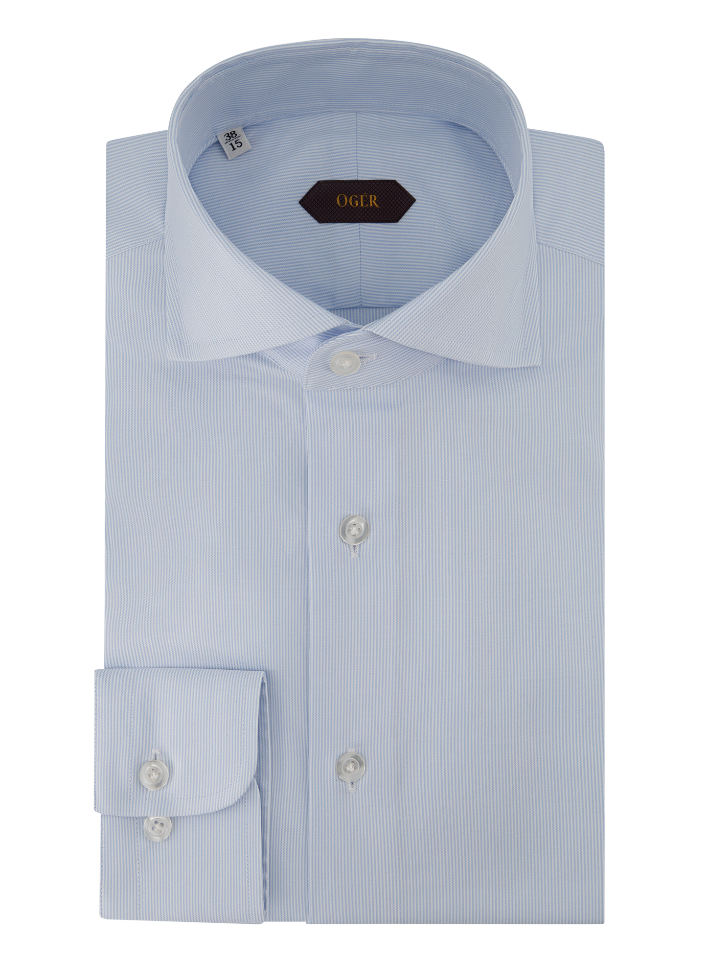 Gestreept shirt van katoen | L.Blauw