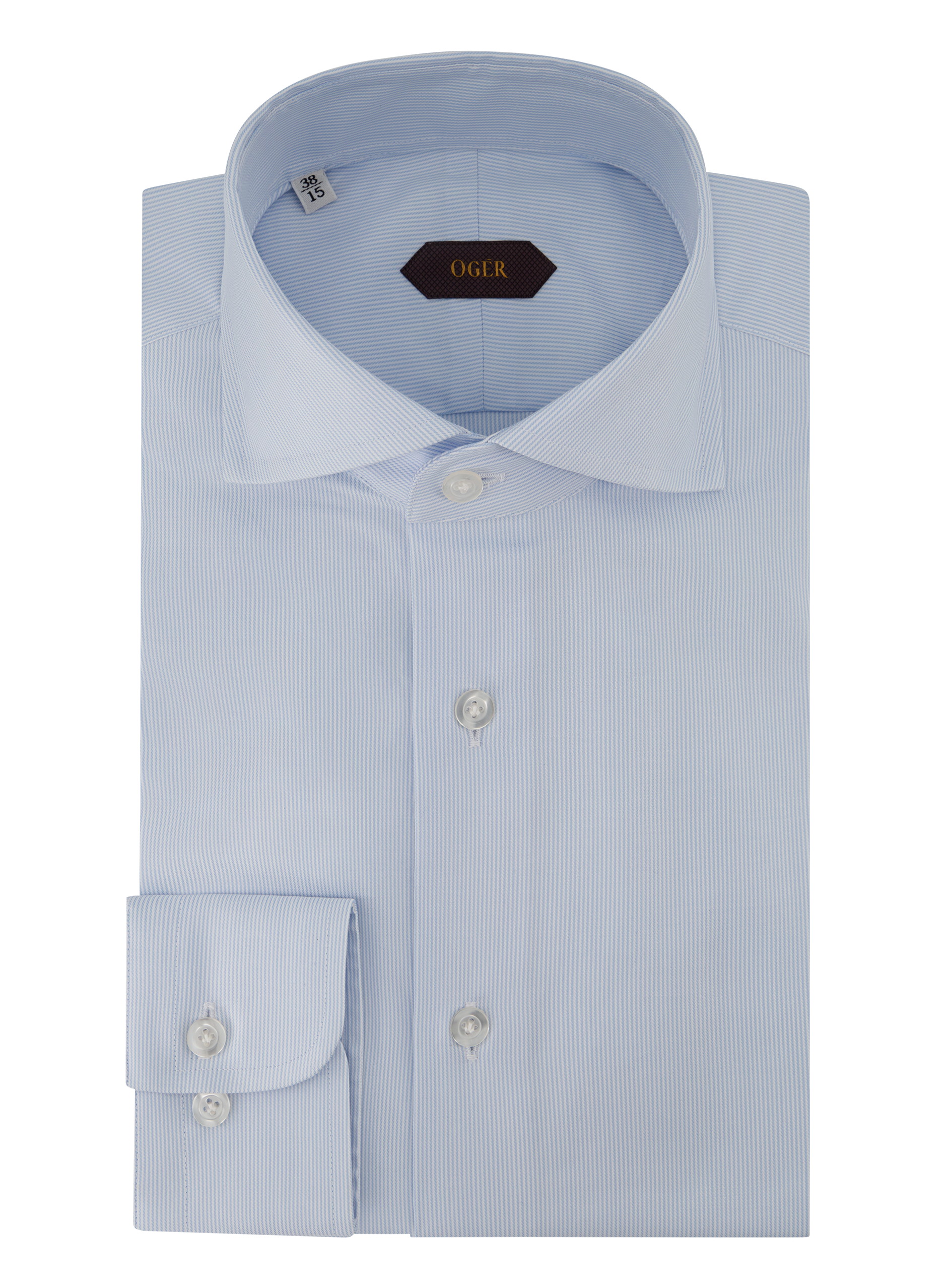Gestreept shirt van katoen | L.Blauw