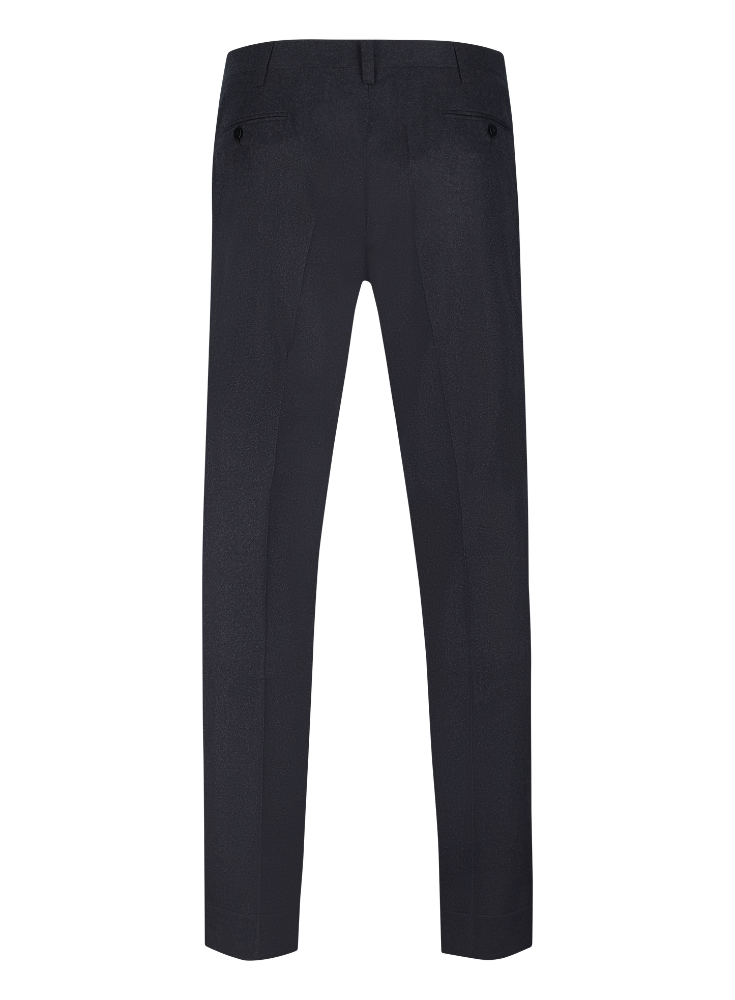 Handgemaakte pantalon van wol en cashmere | Antraciet