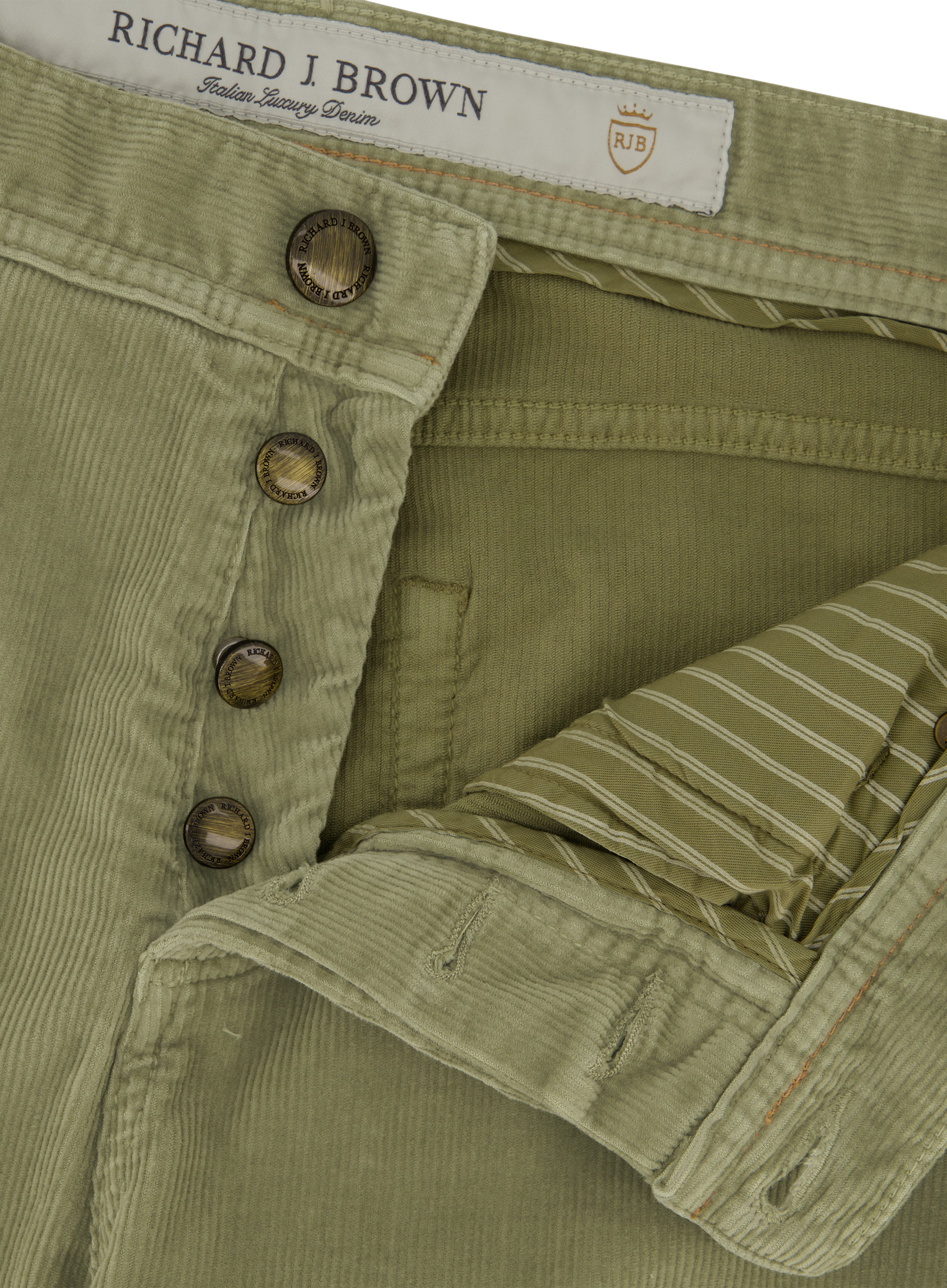 Tokyo 5-pocket Corduroyjeans | FULL_WIDTH | Groen