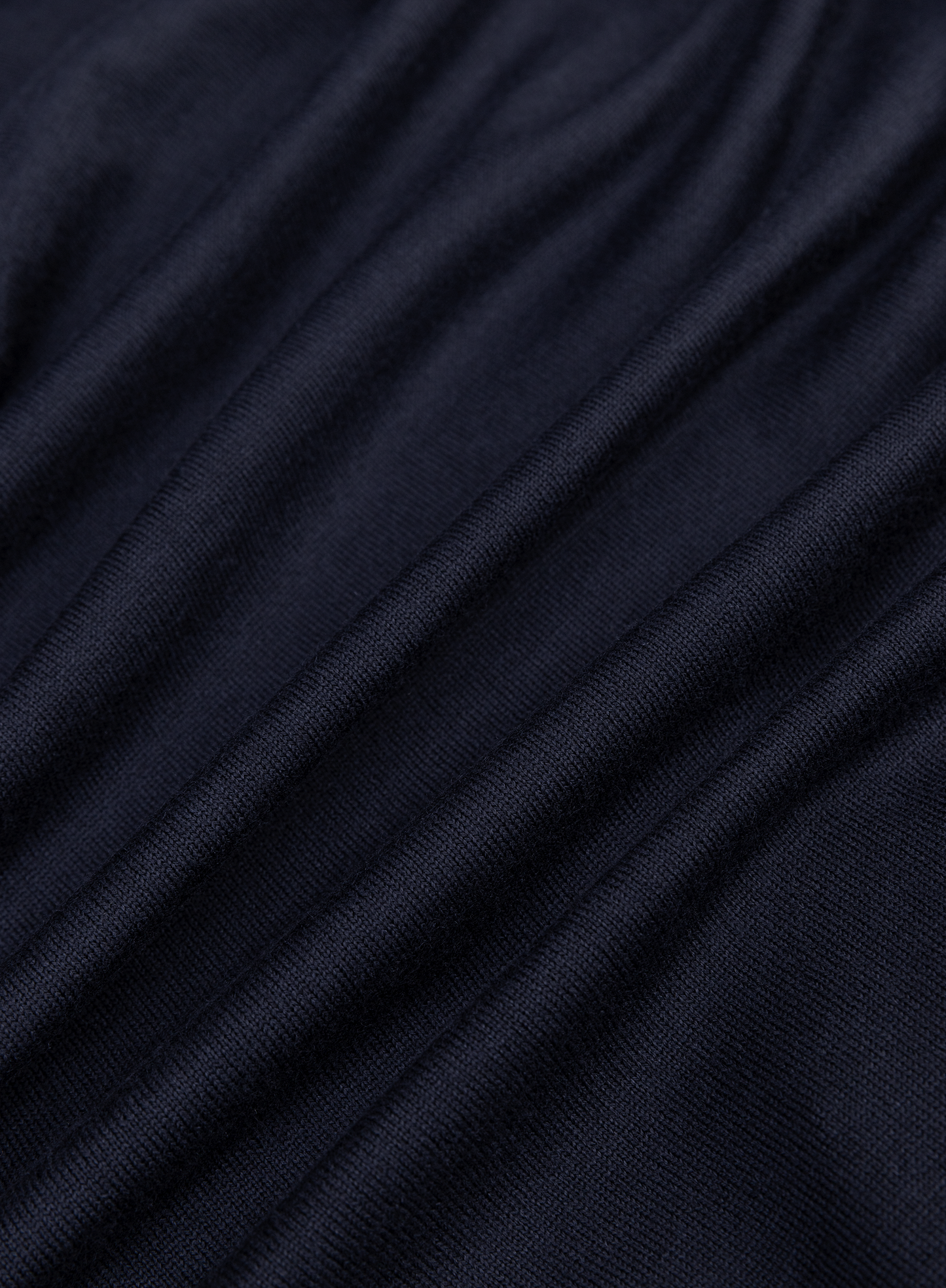 Lange mouwen polo van virgin wol | FULL_WIDTH | BLUE NAVY