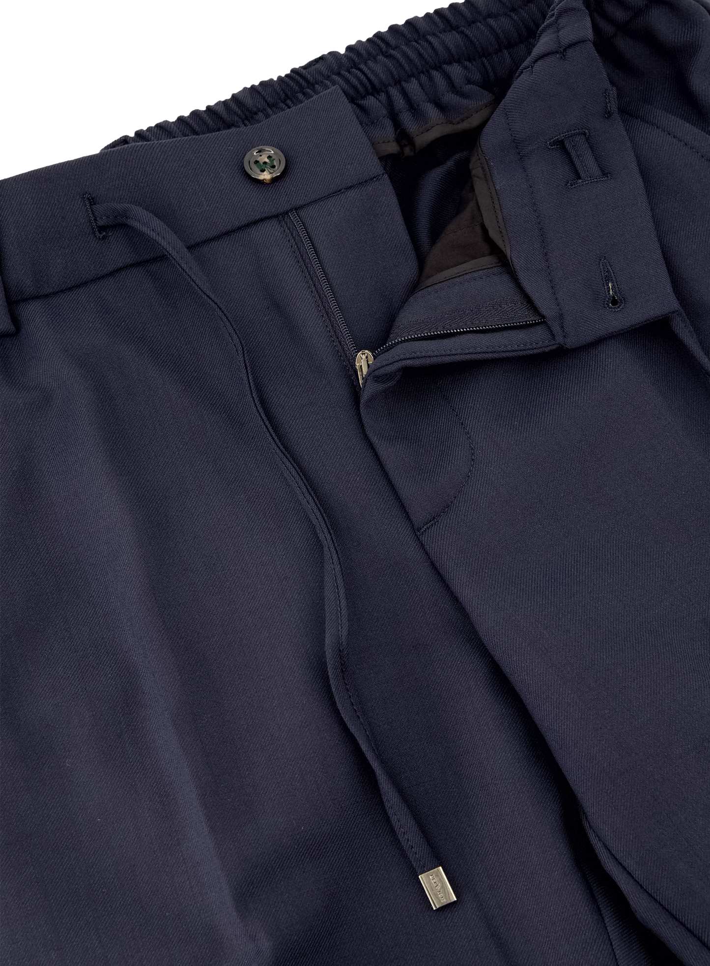 Spiaggia jog pantalon van wol | FULL_WIDTH | BLUE NAVY