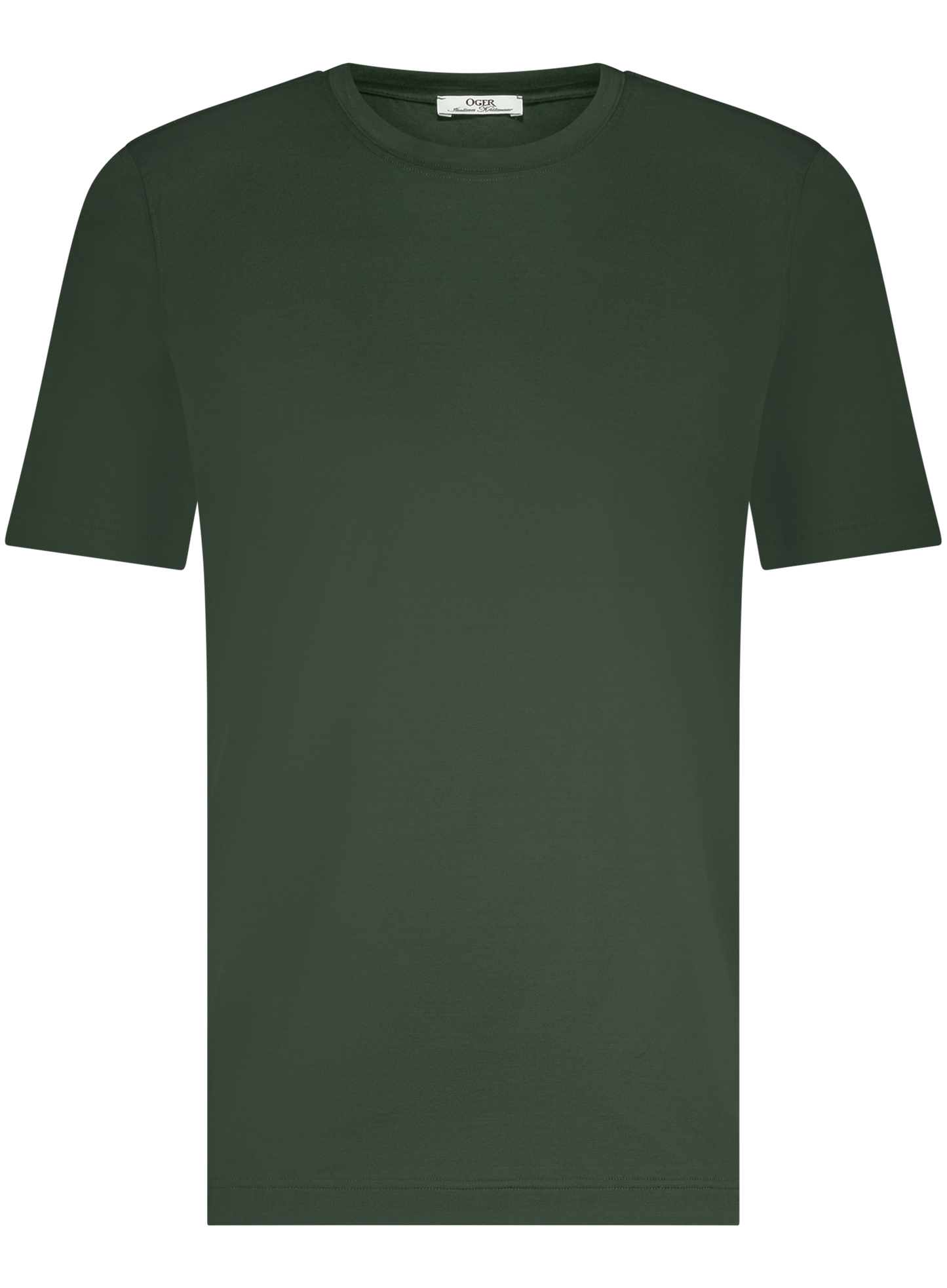 T-shirt van katoen | D.Groen