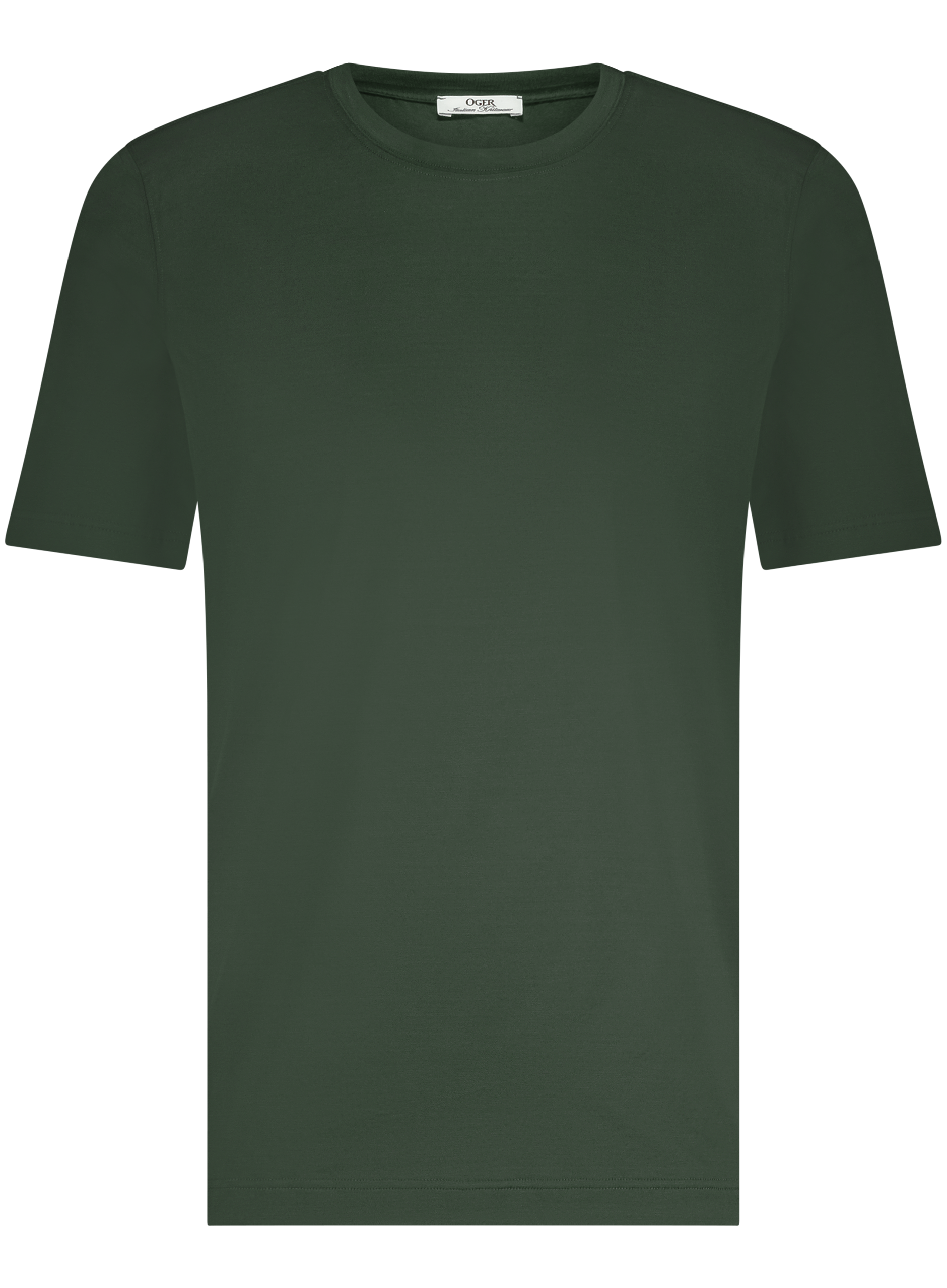 T-shirt van katoen | D.Groen