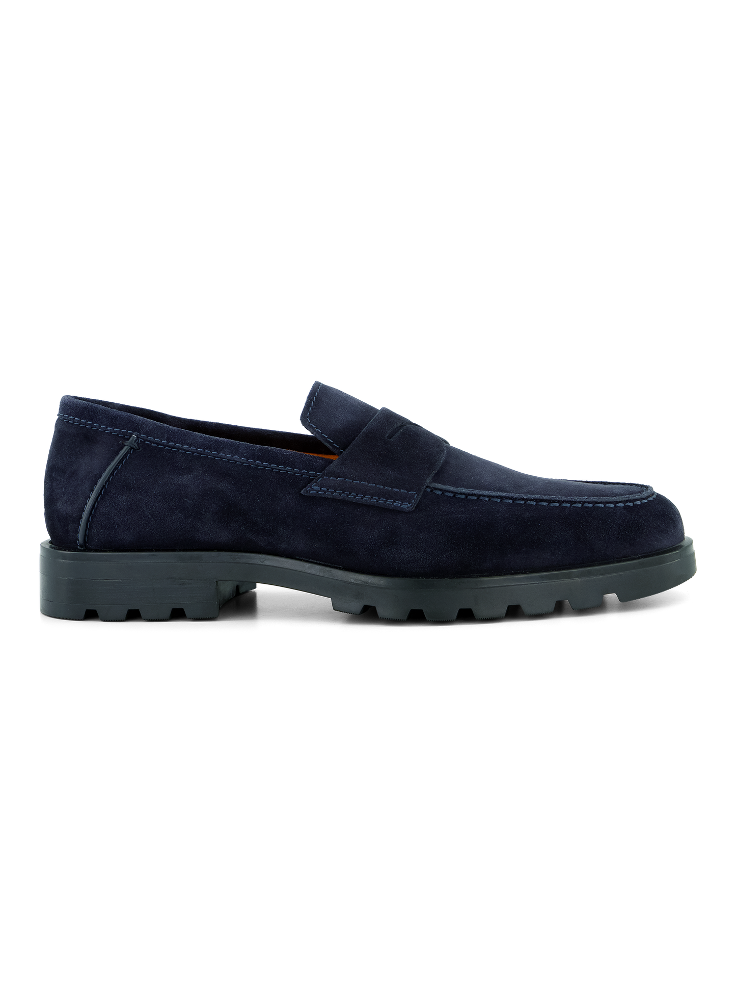 Rock penny loafers van suède | BLUE NAVY