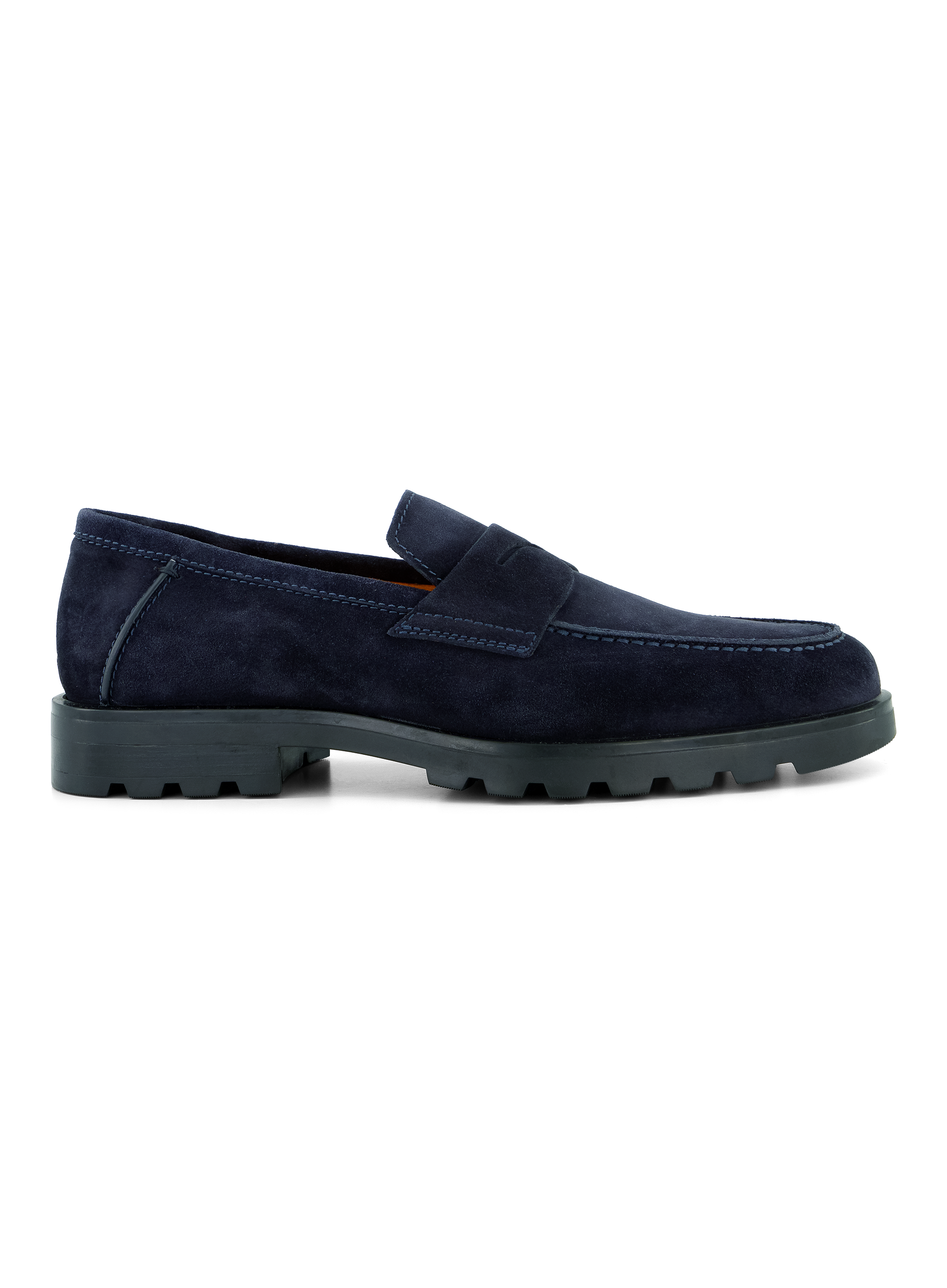 Rock penny loafers van suède | BLUE NAVY