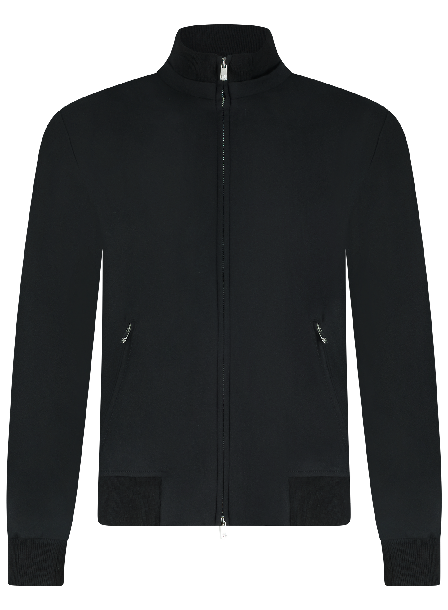 Ritsvest van wol en cashmere | Zwart