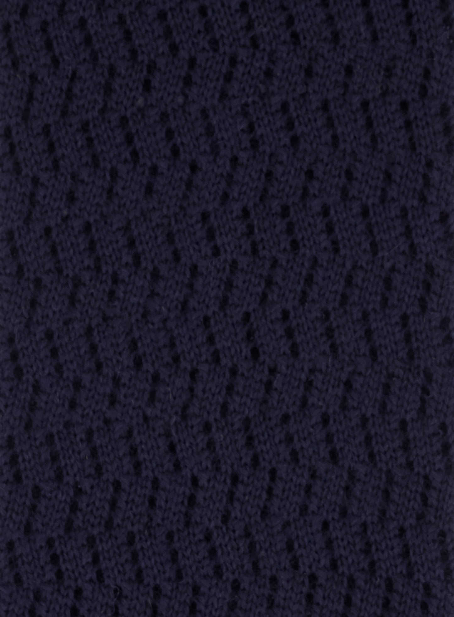 Knitted stropdas van wol | BLUE NAVY