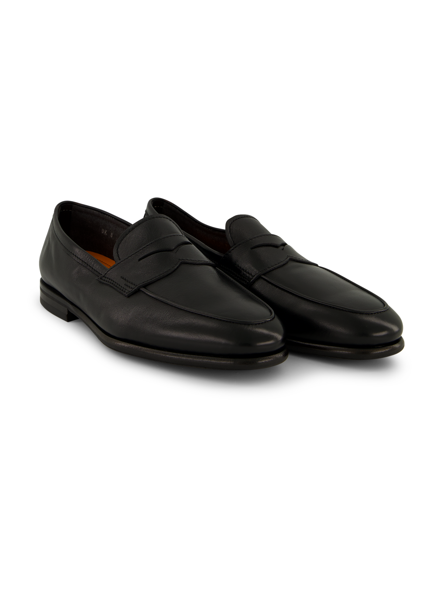 Penny loafers van leer | Zwart
