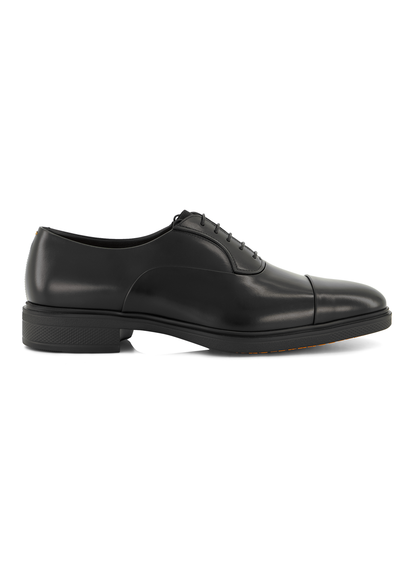 Veterschoenen van leer | Zwart