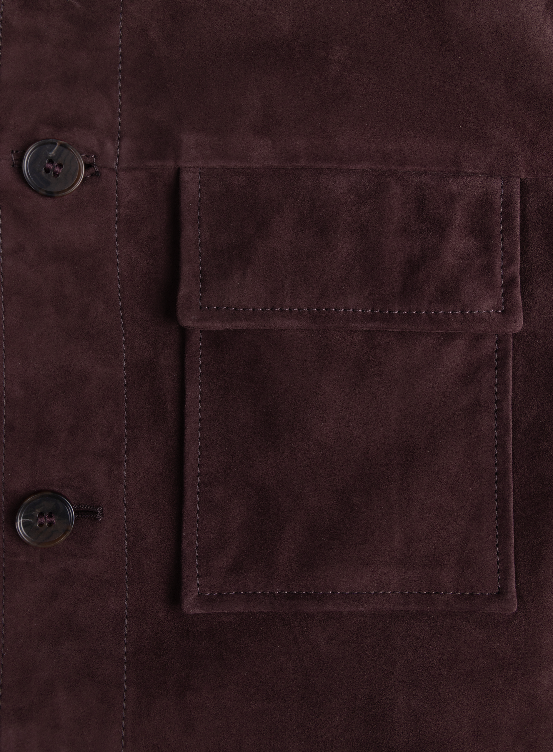MEX overshirt van suède | FULL_WIDTH | DARK BORDEAUX
