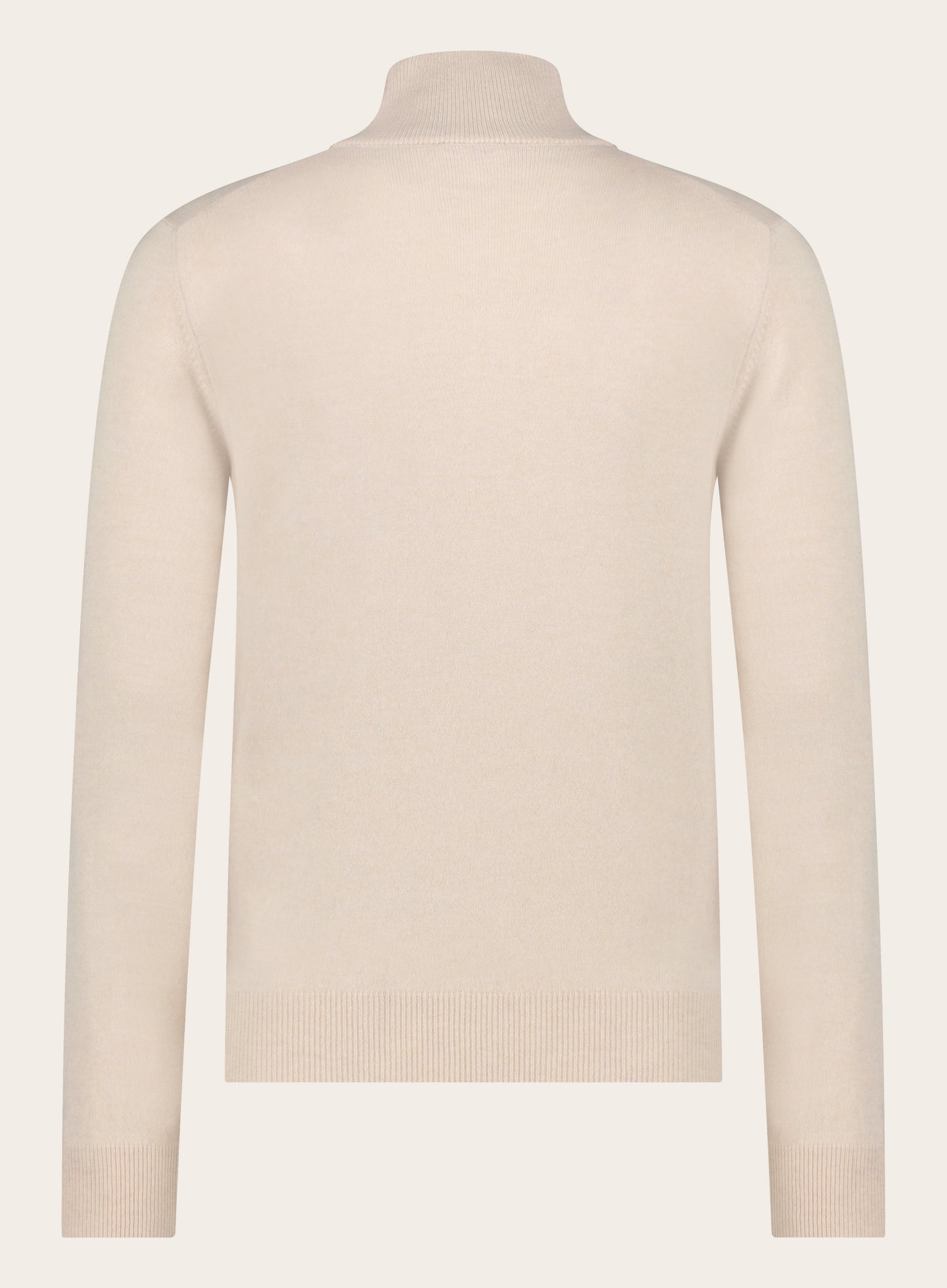 Half-zip van wol en cashmere | L.BEIGE