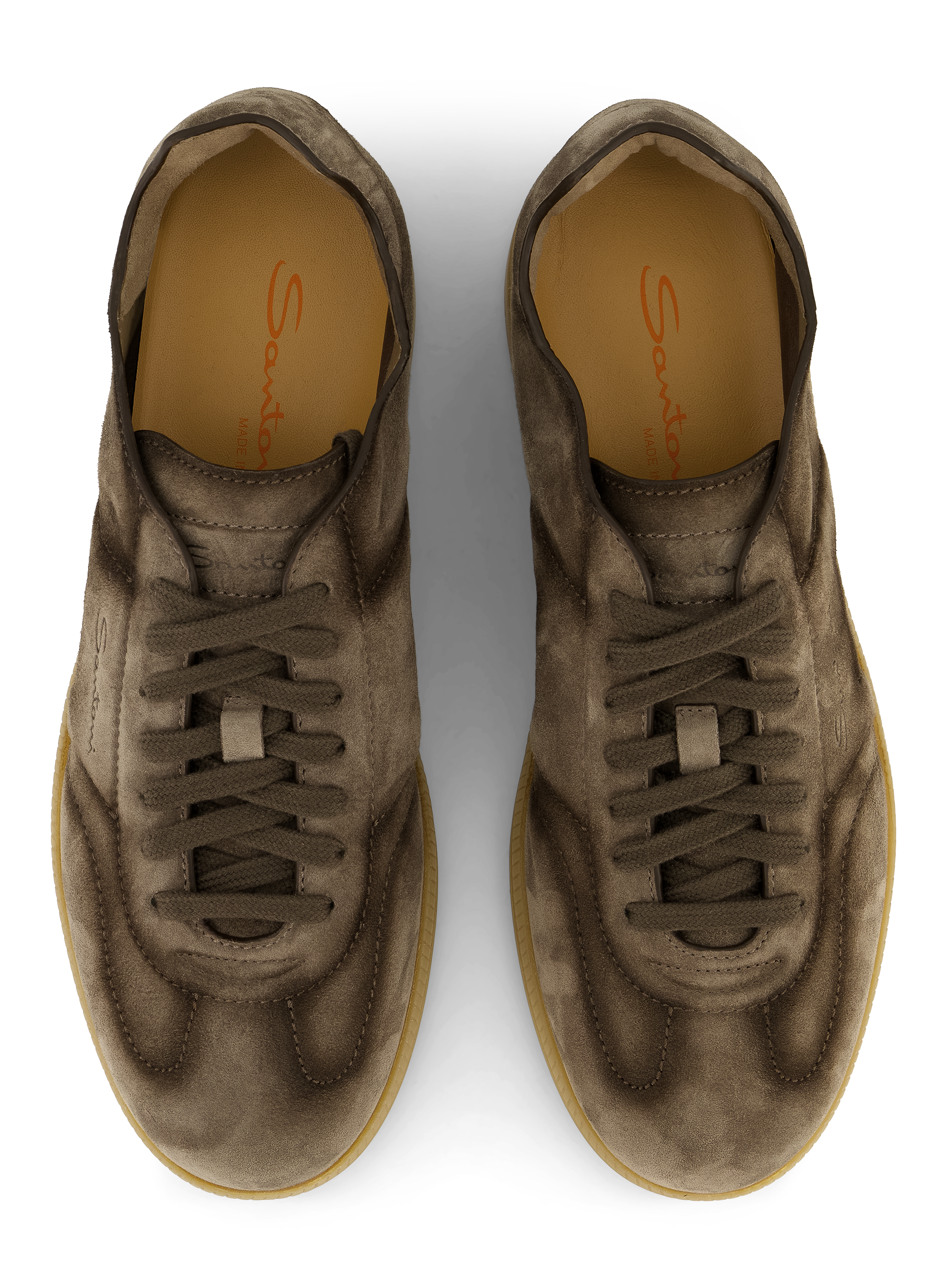 Sneakers van suède | TAUPE