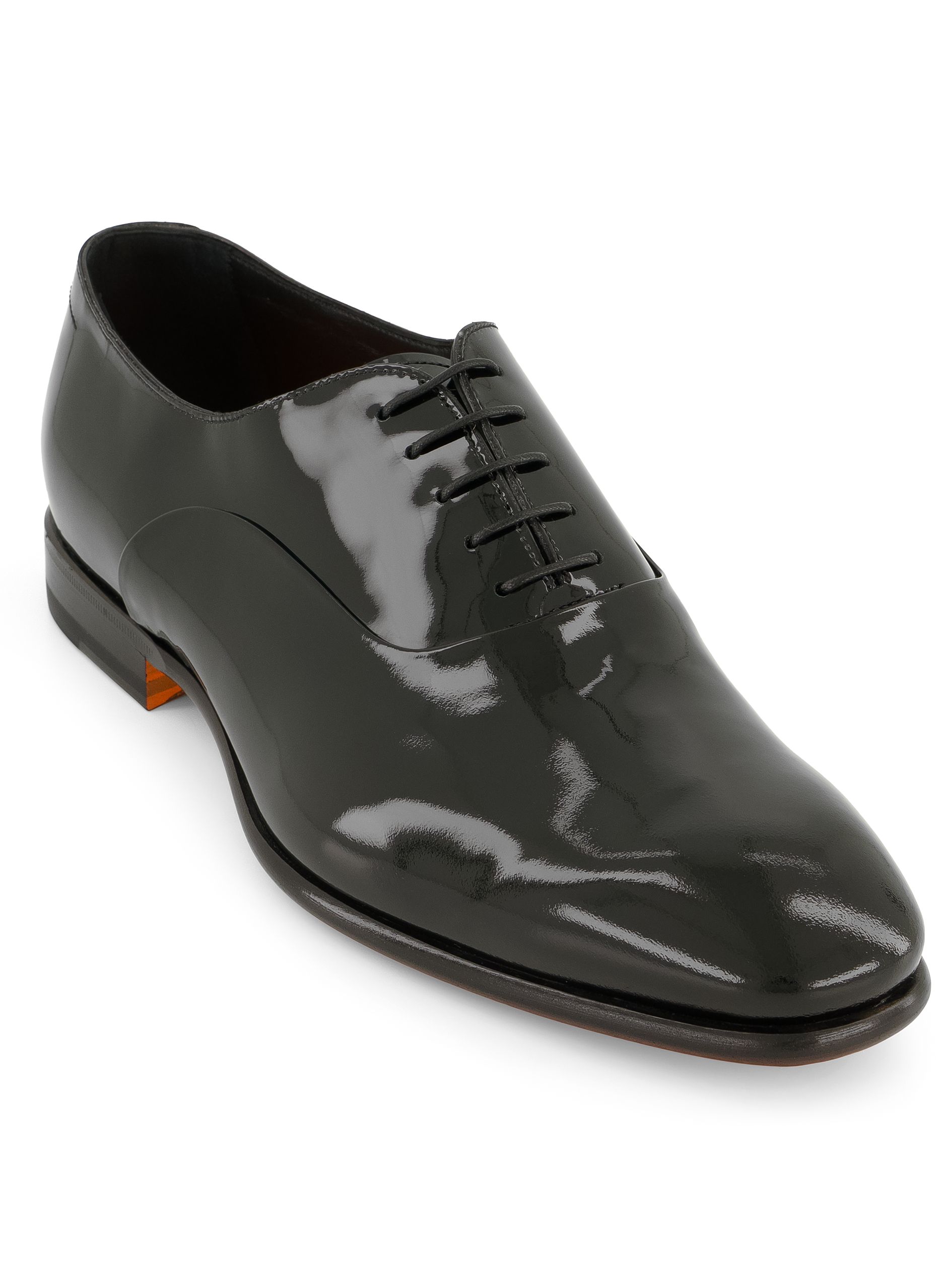 Veterschoenen van leer | Zwart