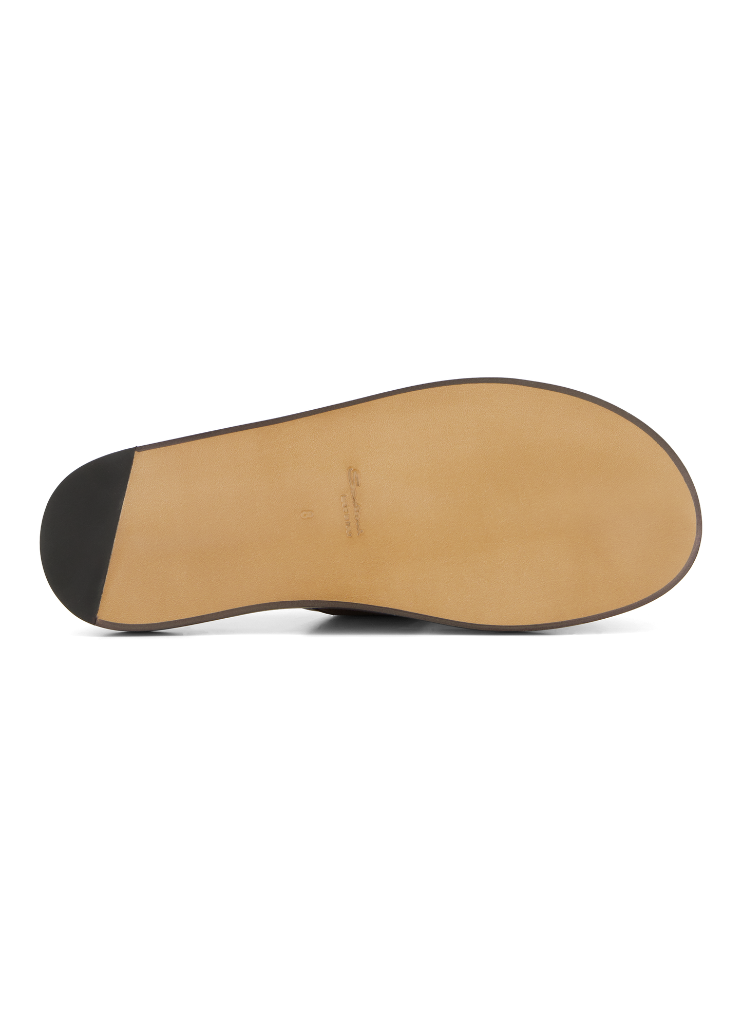 Dubbele gesp sandalen van leer | D.Bruin