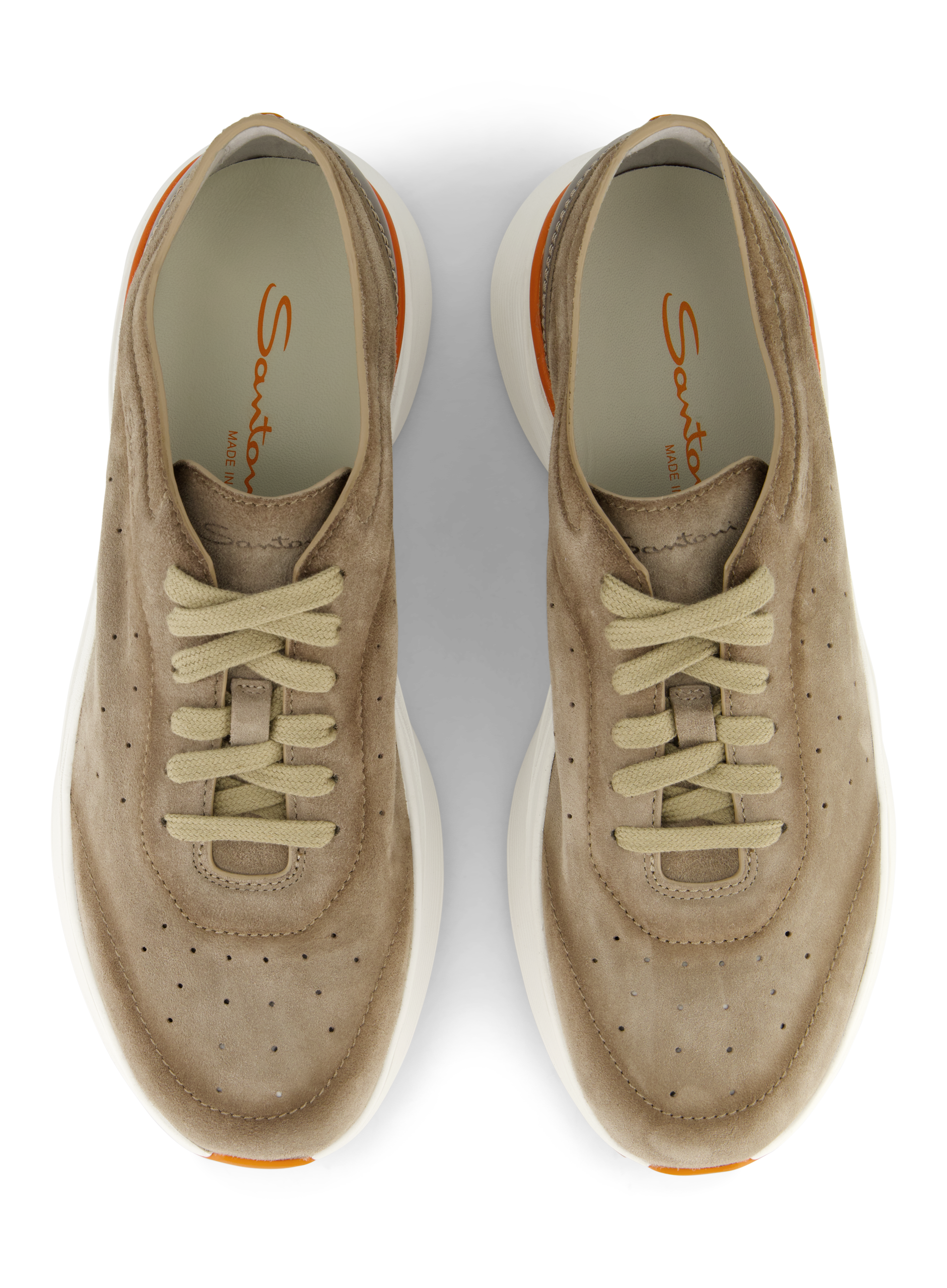 Bounce sneakers van suède | Beige