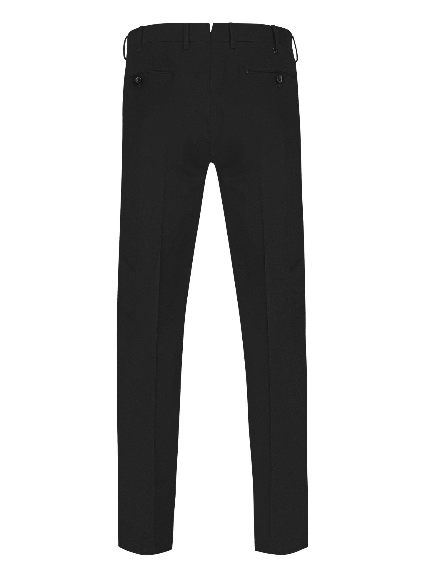 Pantalon van wol | Zwart