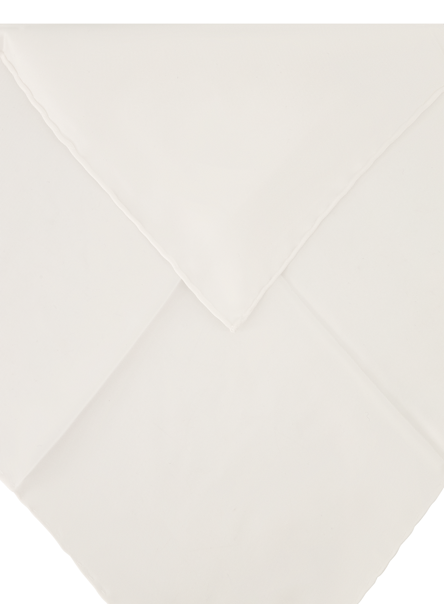 Pochet van zijde | Wit