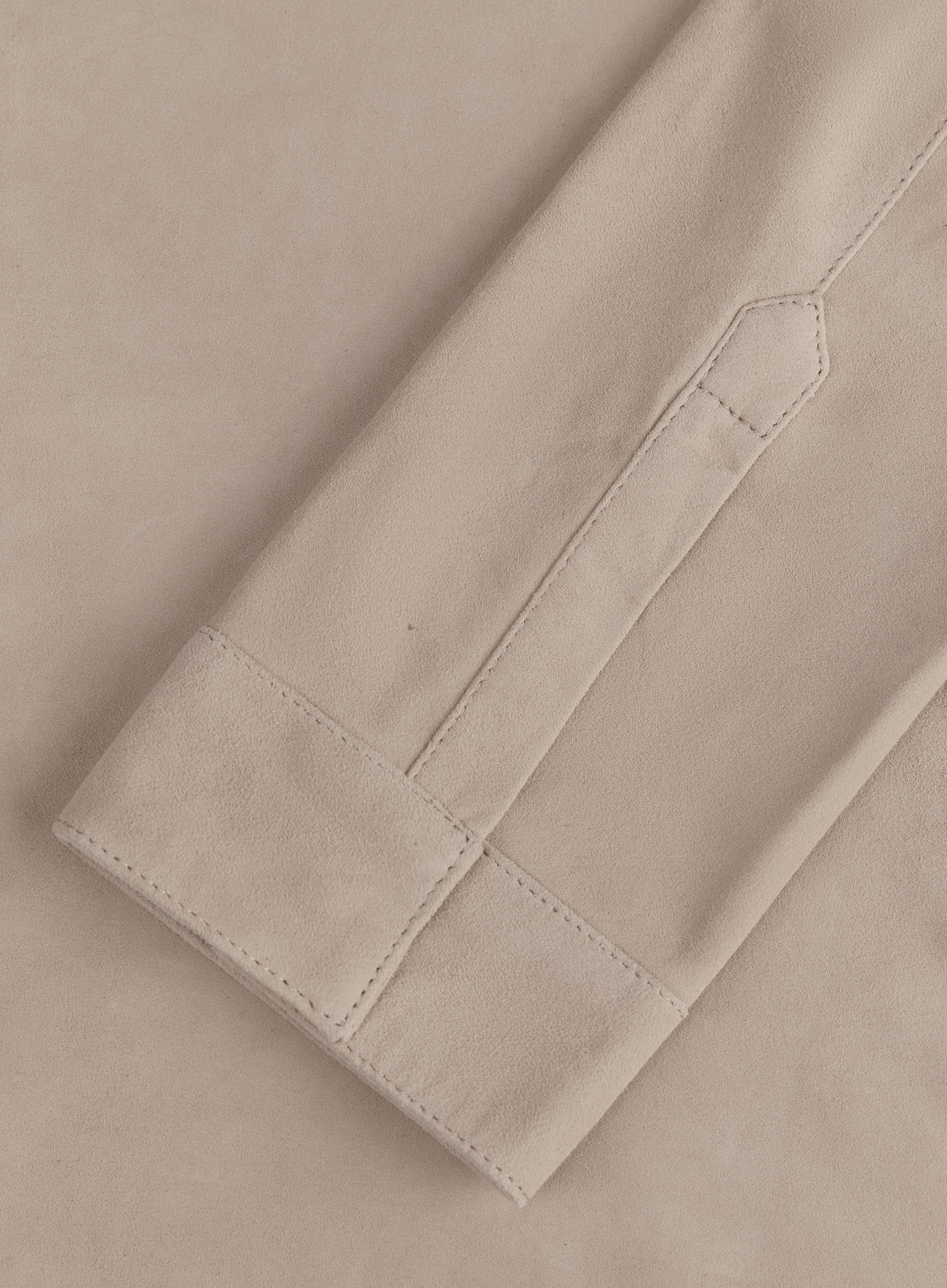 Robert overshirt van suède | FULL_WIDTH | Beige