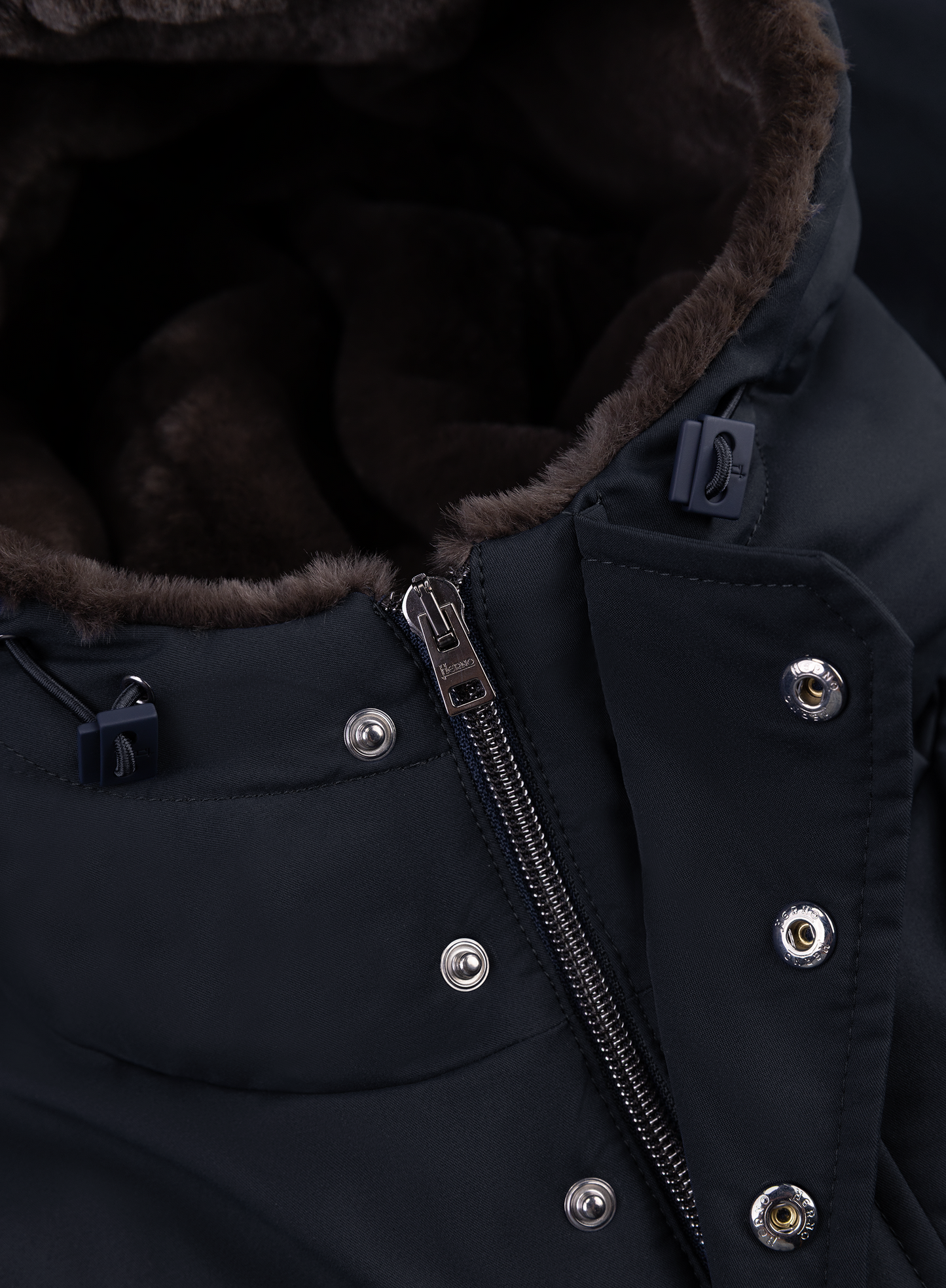 Waterafstotende jas | FULL_WIDTH | BLUE NAVY