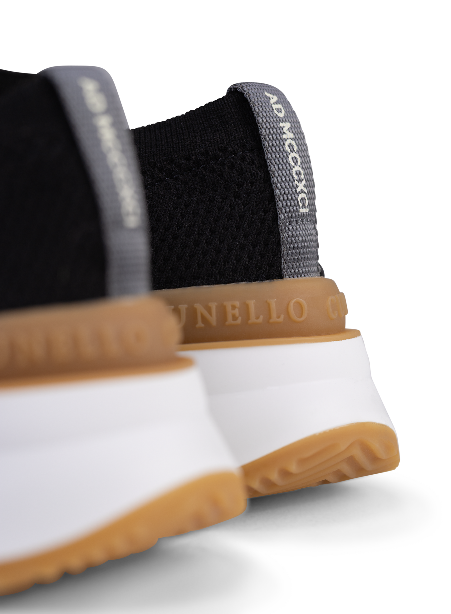 Knitted sneakers van wol | BLUE NAVY