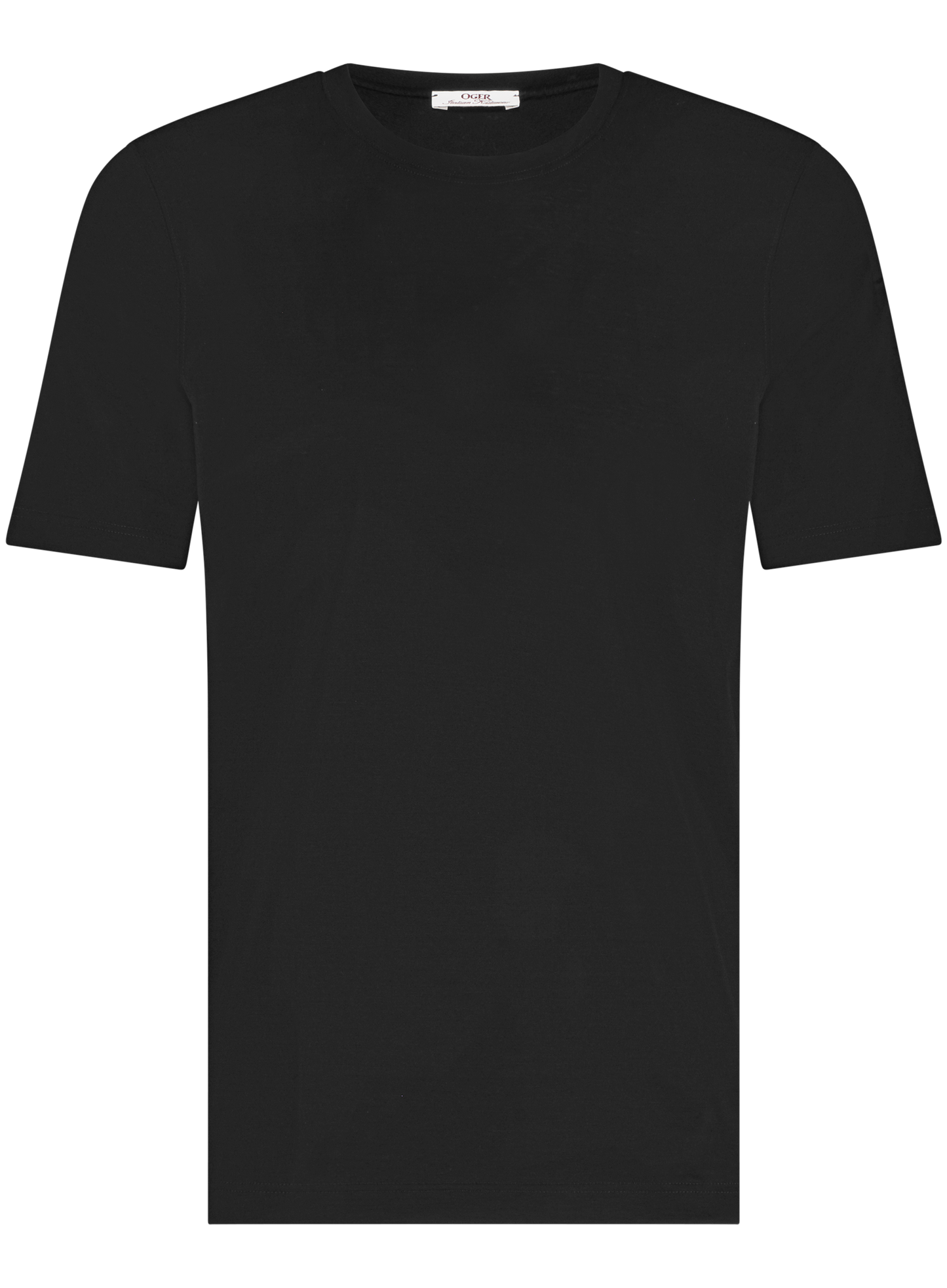 T-shirt van katoen | Zwart