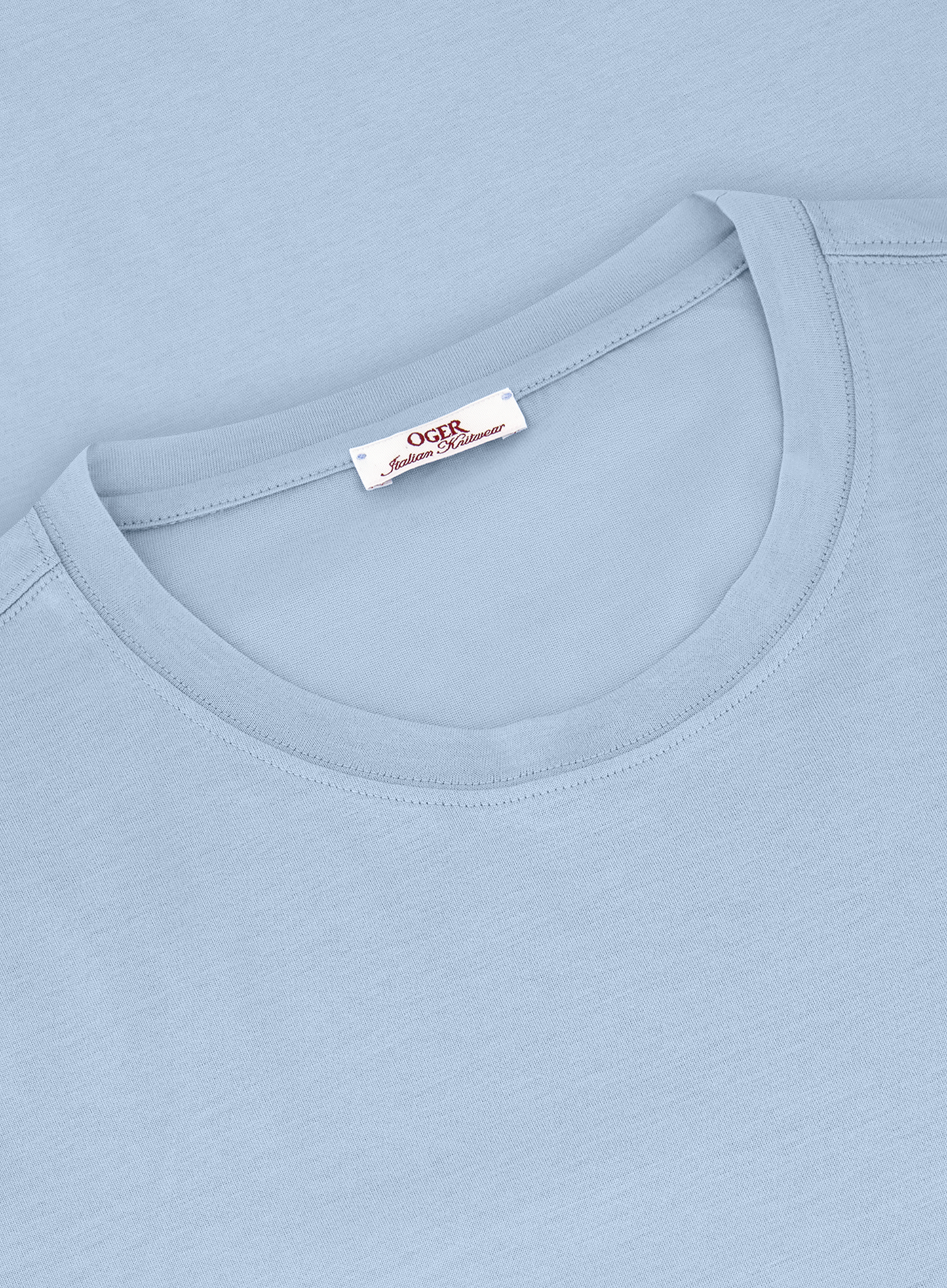 T-shirt van katoen | L.Blauw