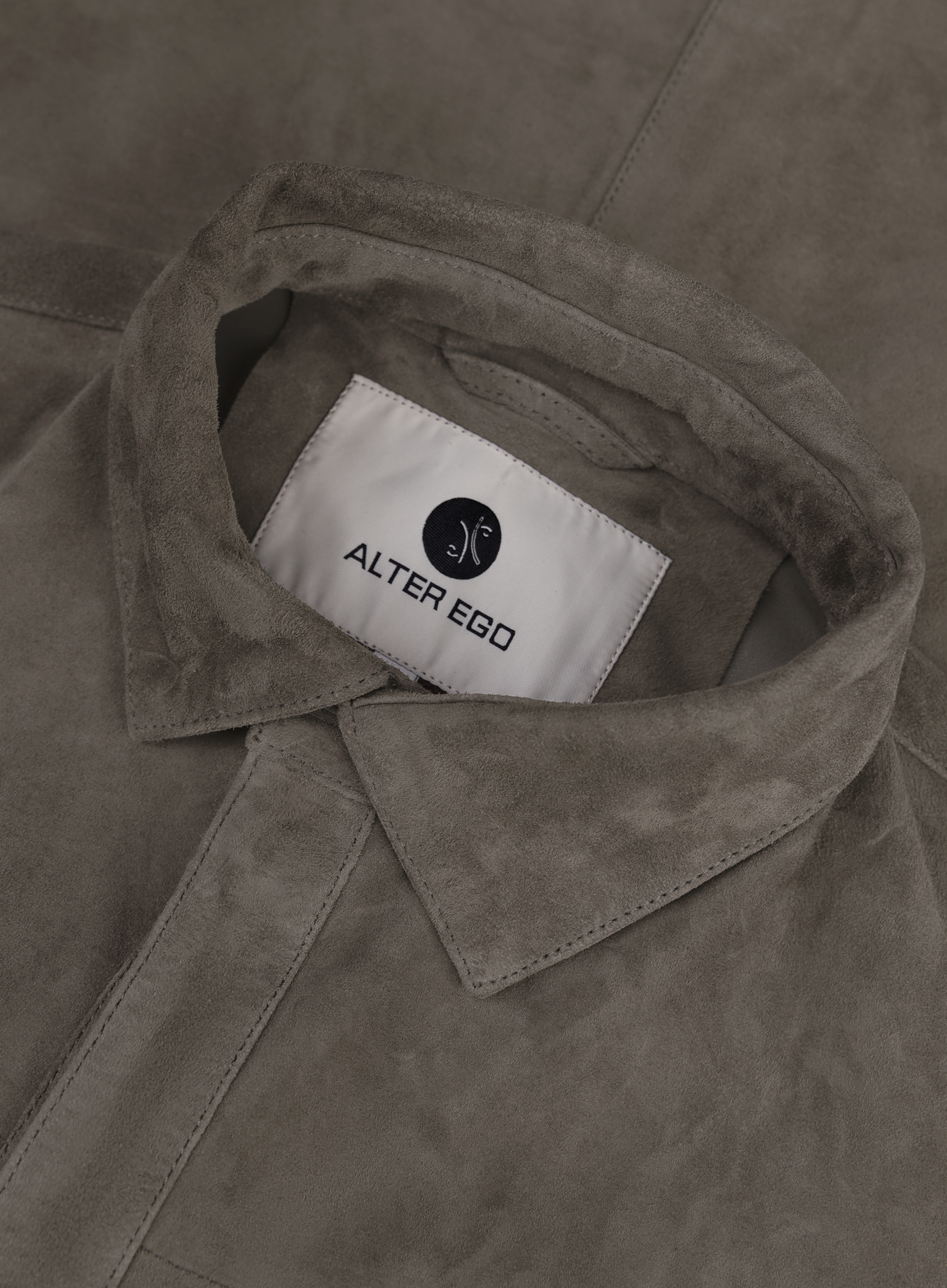 Robert overshirt van suède | FULL_WIDTH | Grijs