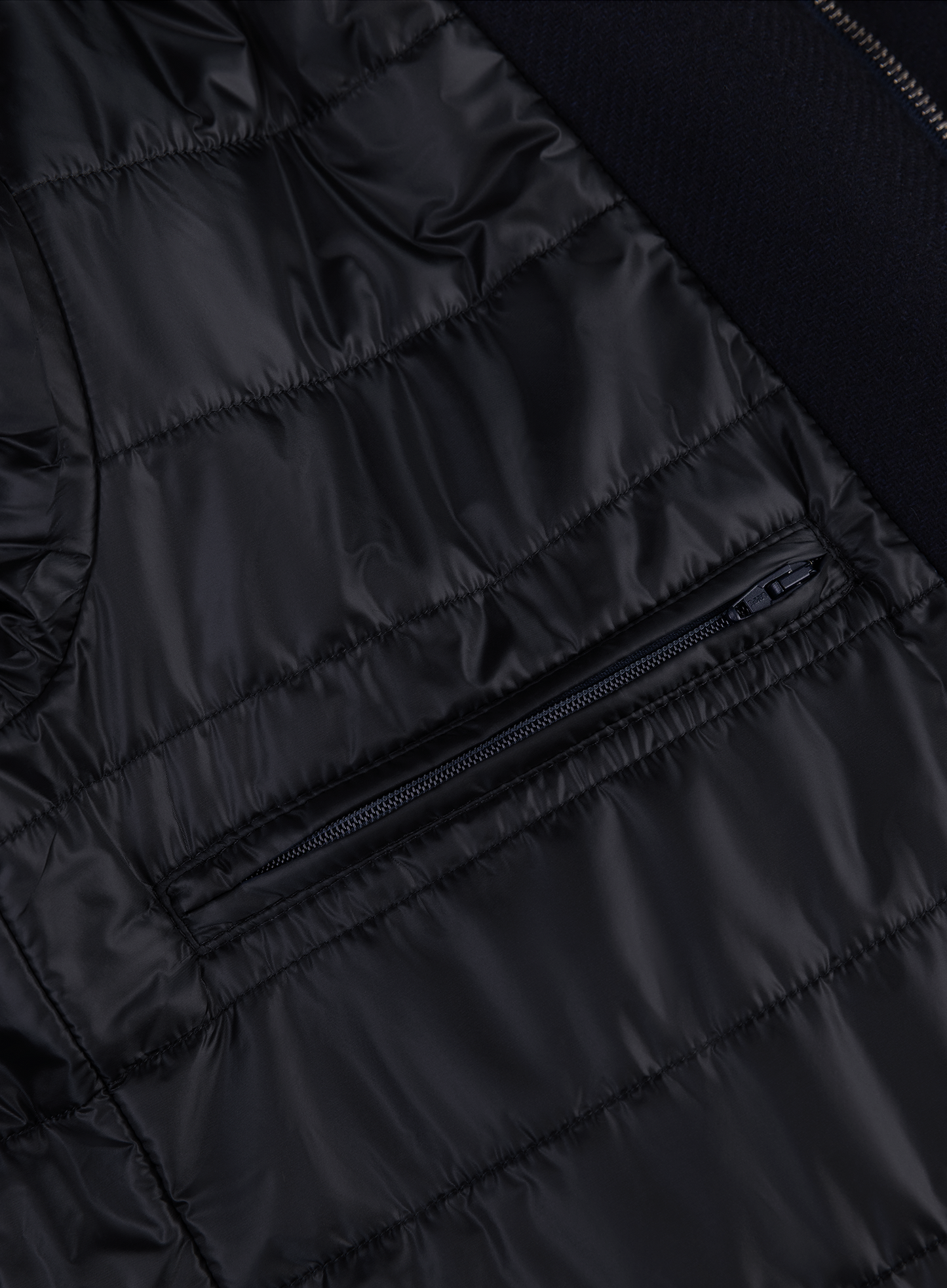 Mantel van wol | FULL_WIDTH | BLUE NAVY