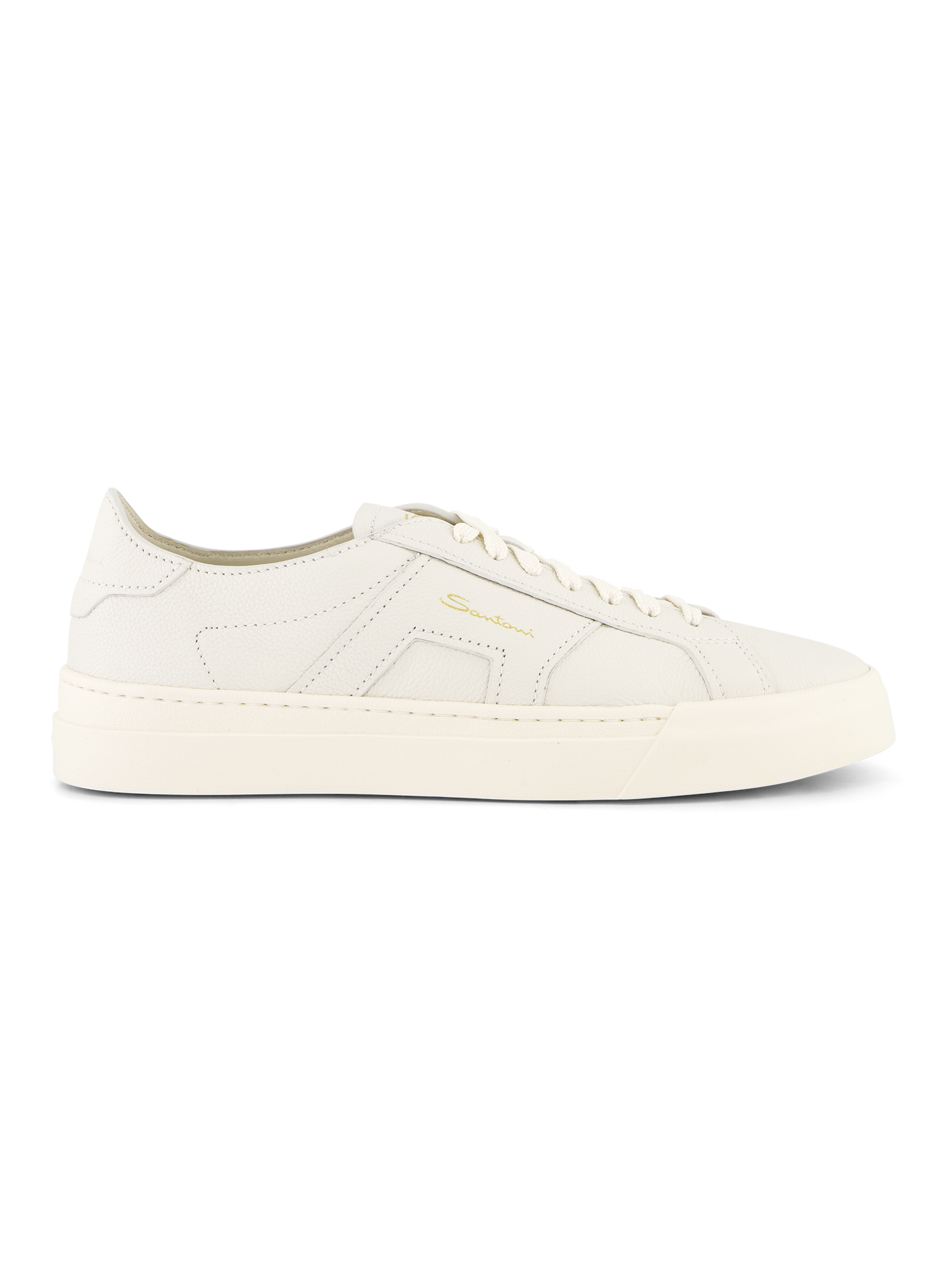 Clean icon sneakers van leer | Wit