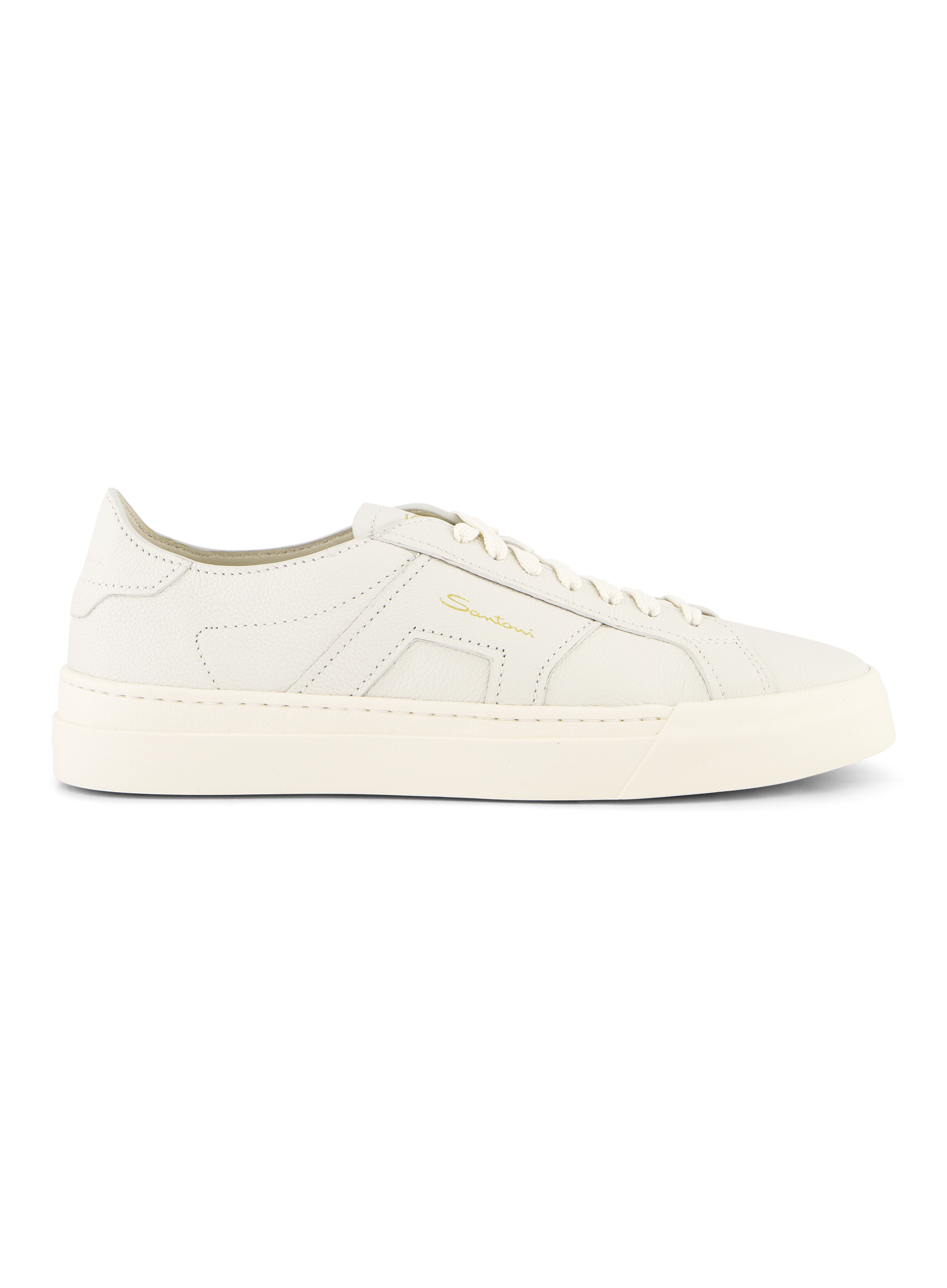 Clean icon sneakers van leer | Wit