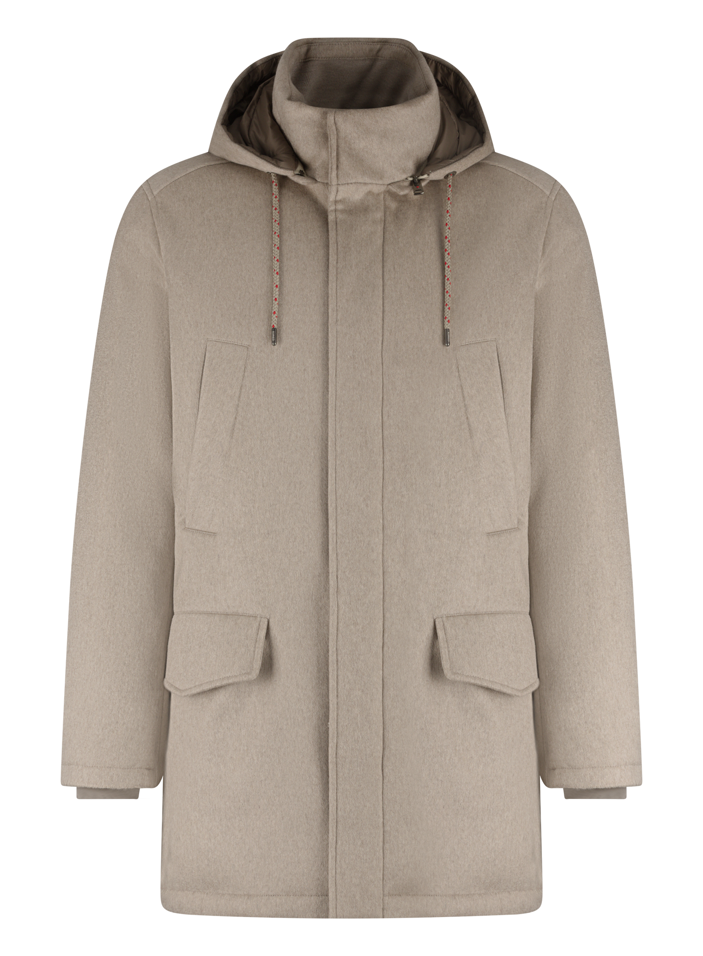 Parka met donsvulling en capuchon | Beige