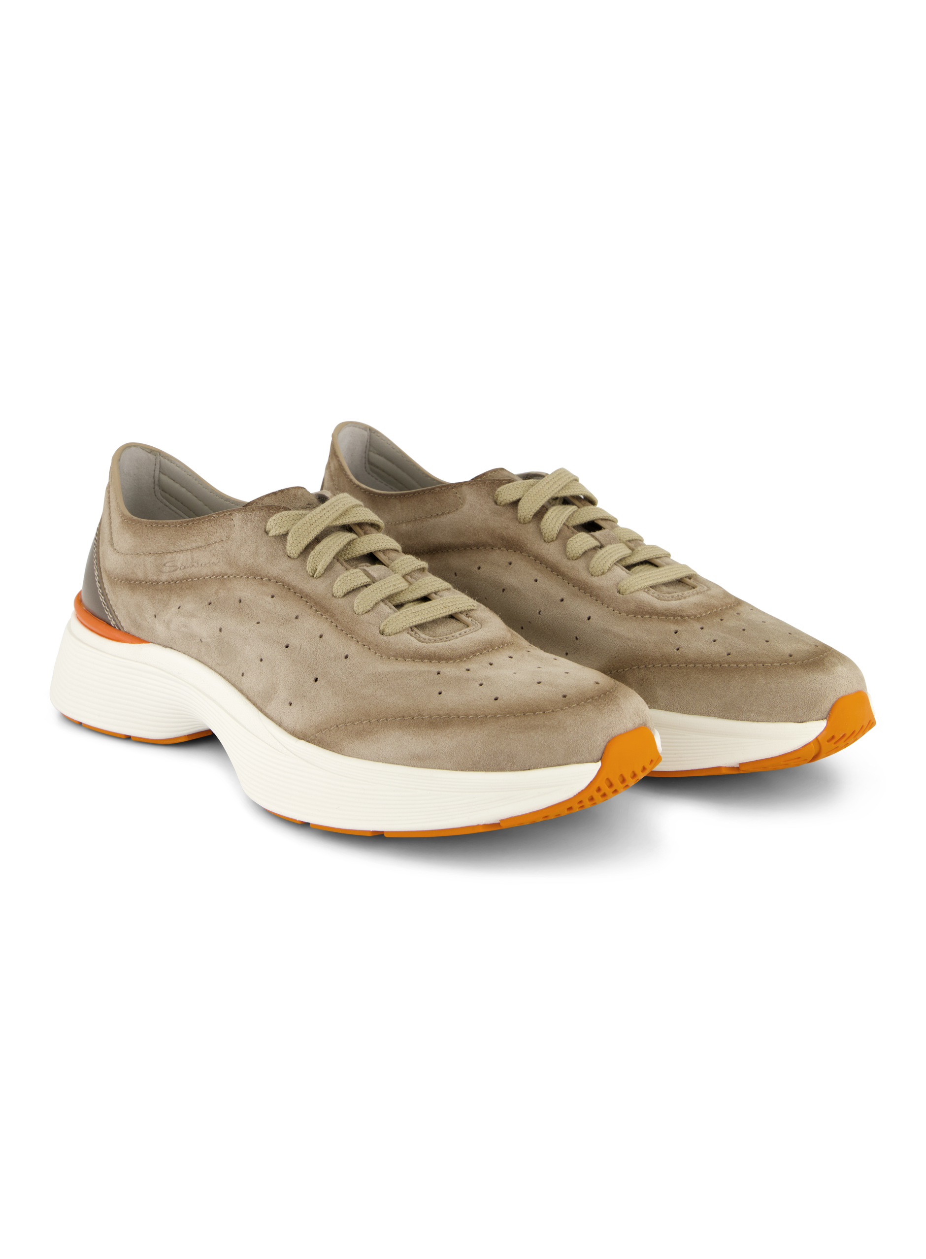 Bounce sneakers van suède | Beige