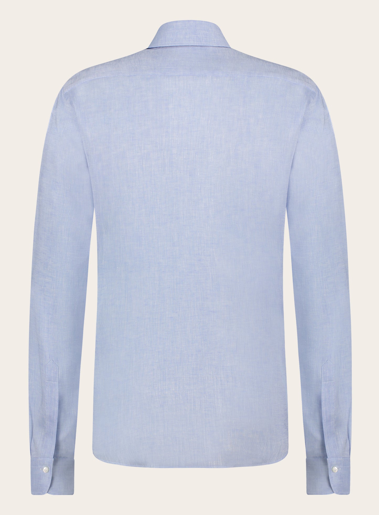 Stretch shirt van linnen | L.Blauw