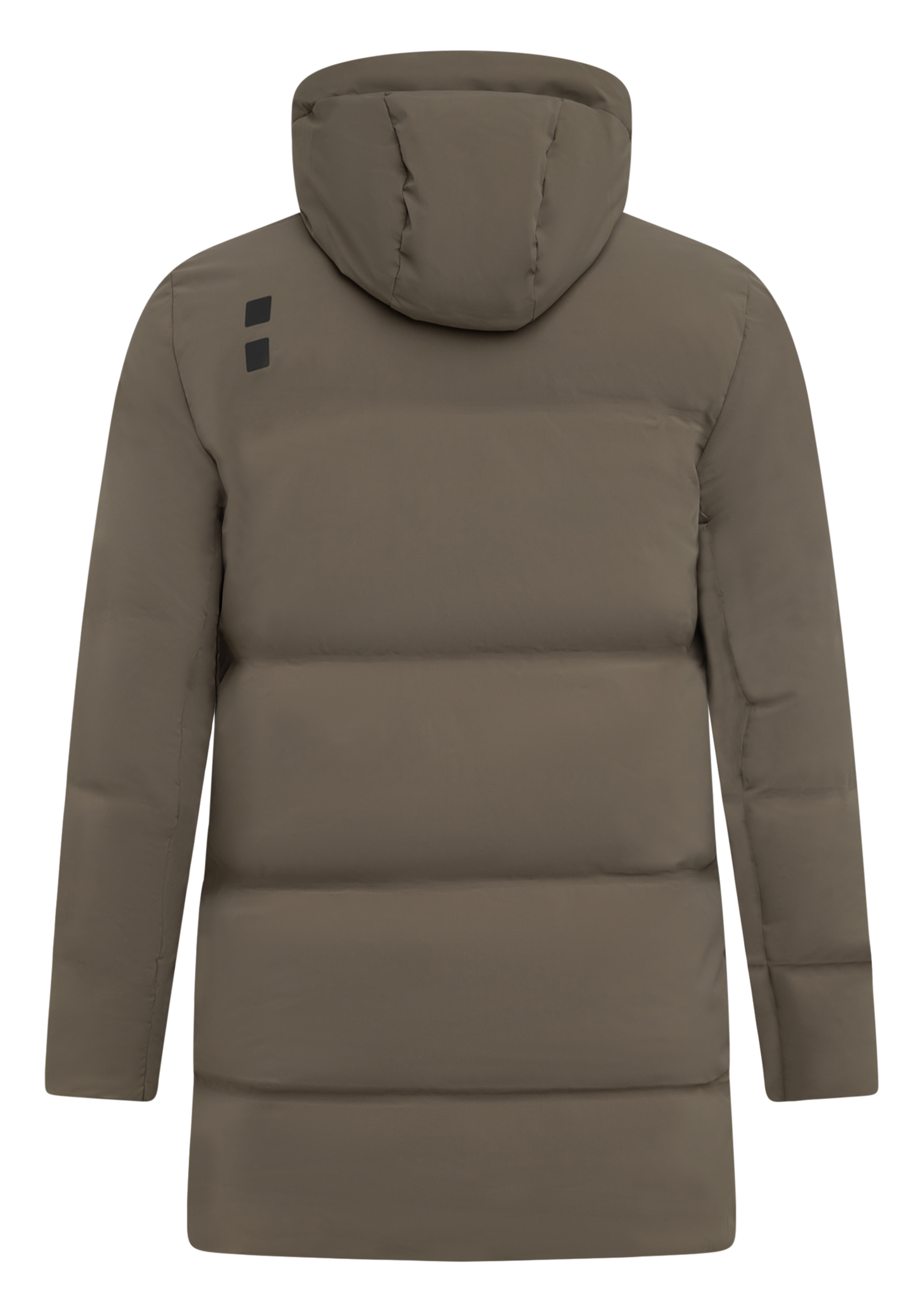 Gewatteerde parka | Beige