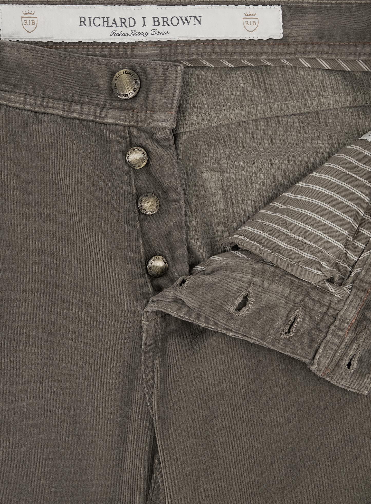 Tokyo 5-pocket Corduroyjeans | FULL_WIDTH | TAUPE GRIJS