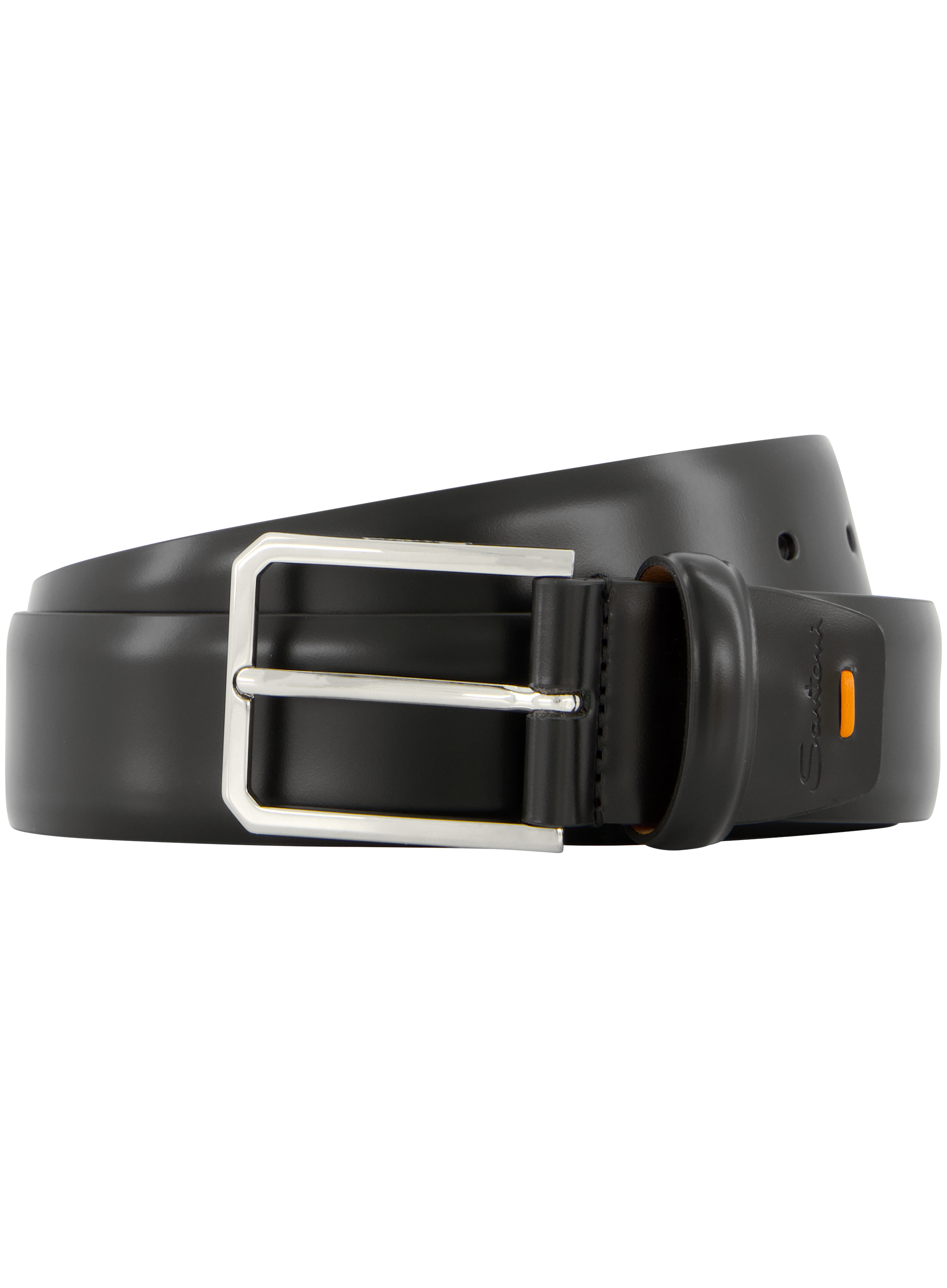 Riem van leer | Zwart
