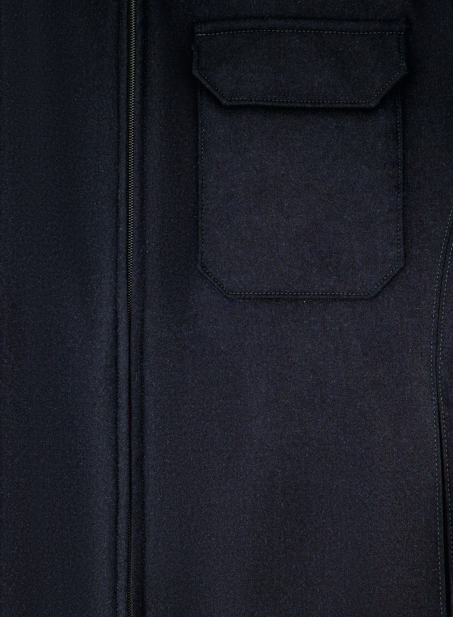 Overshirt van wol en cashmere | FULL_WIDTH | BLUE NAVY