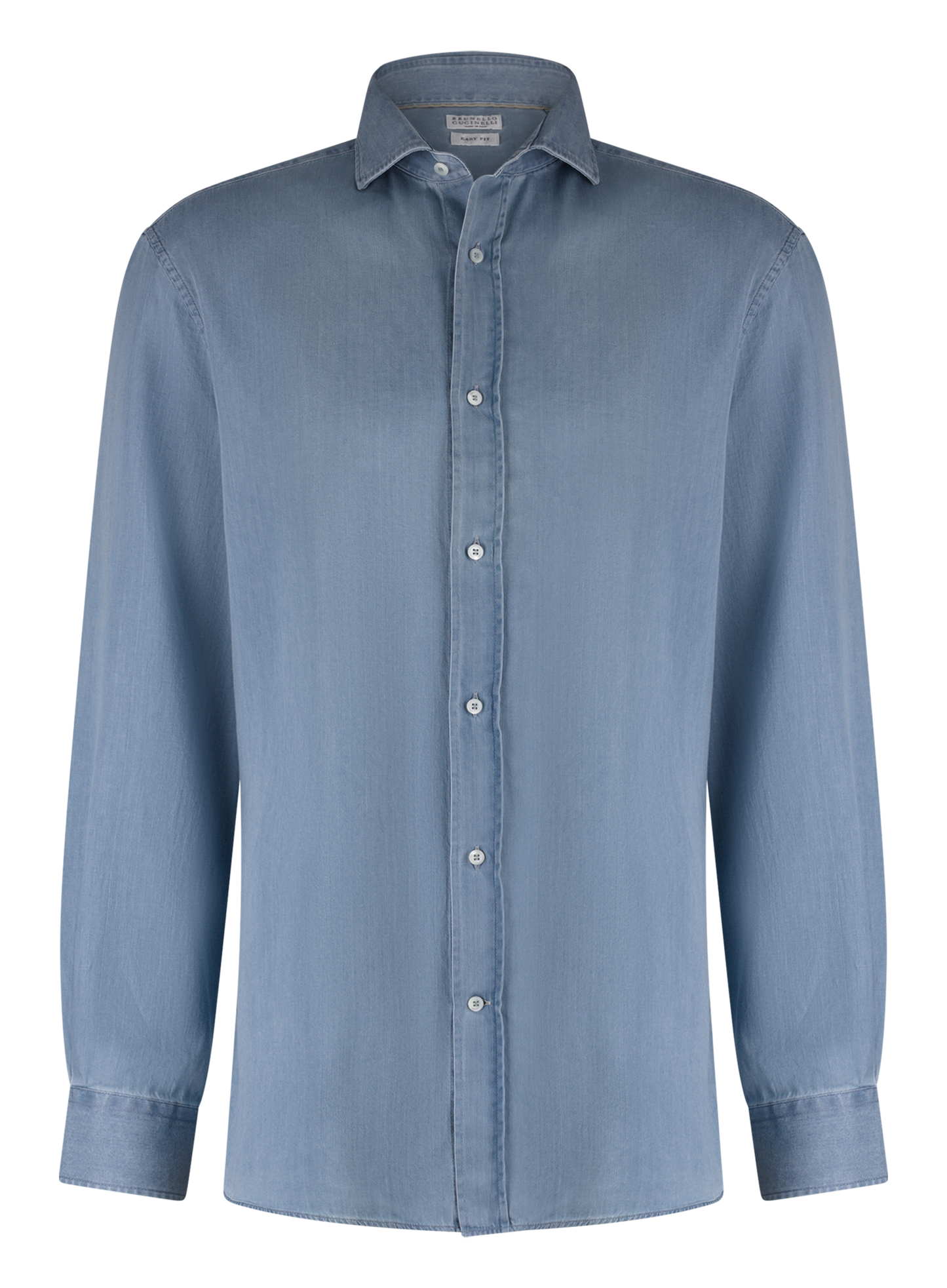 Shirt van katoen | LGHT BLUE DENIM