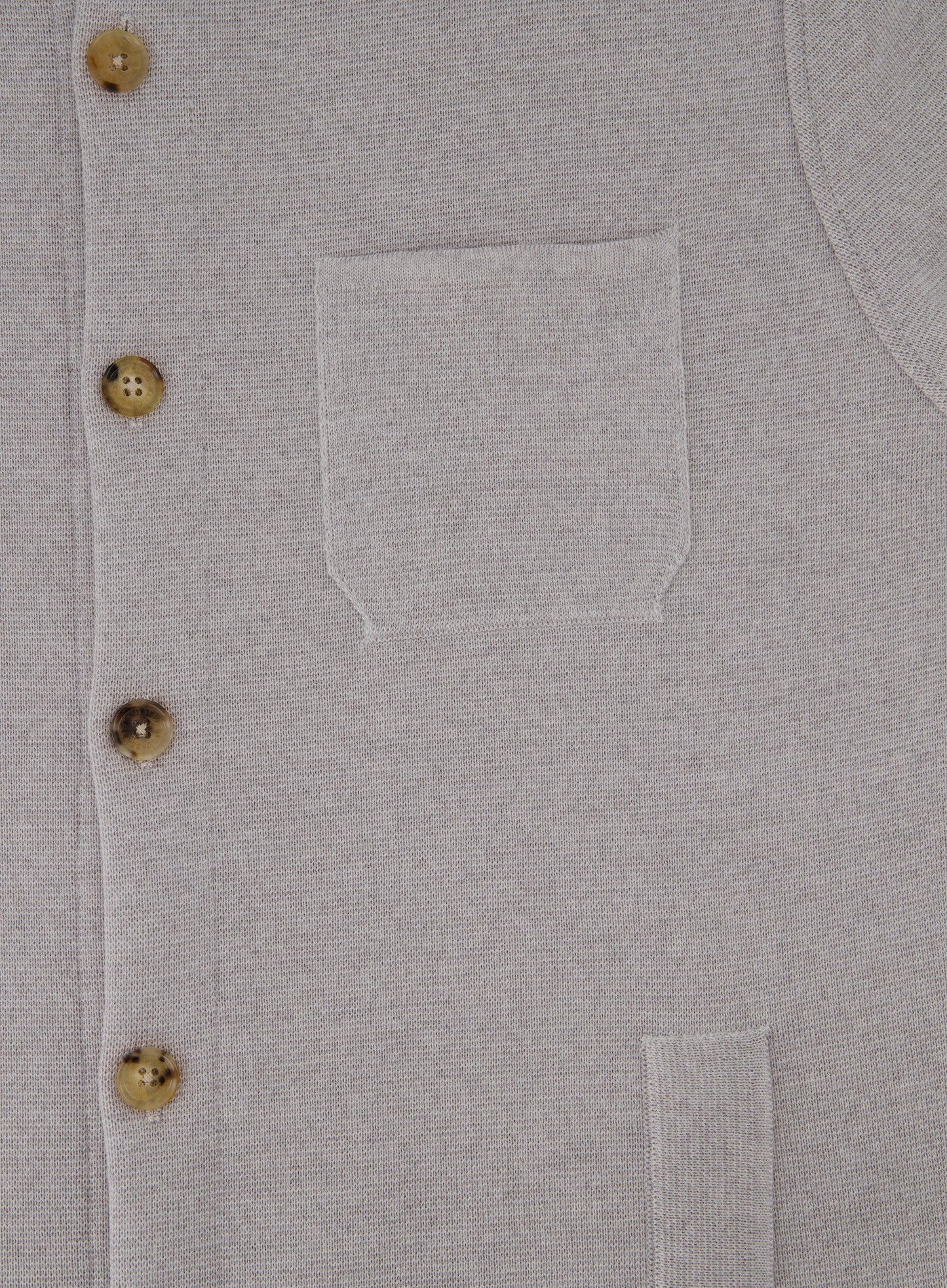 Overshirt van virgin wol | TAUPE