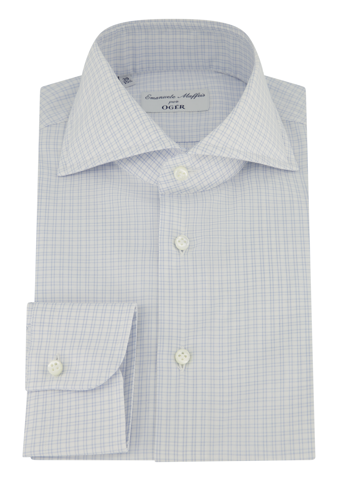 Geruit shirt van katoen | L.Blauw