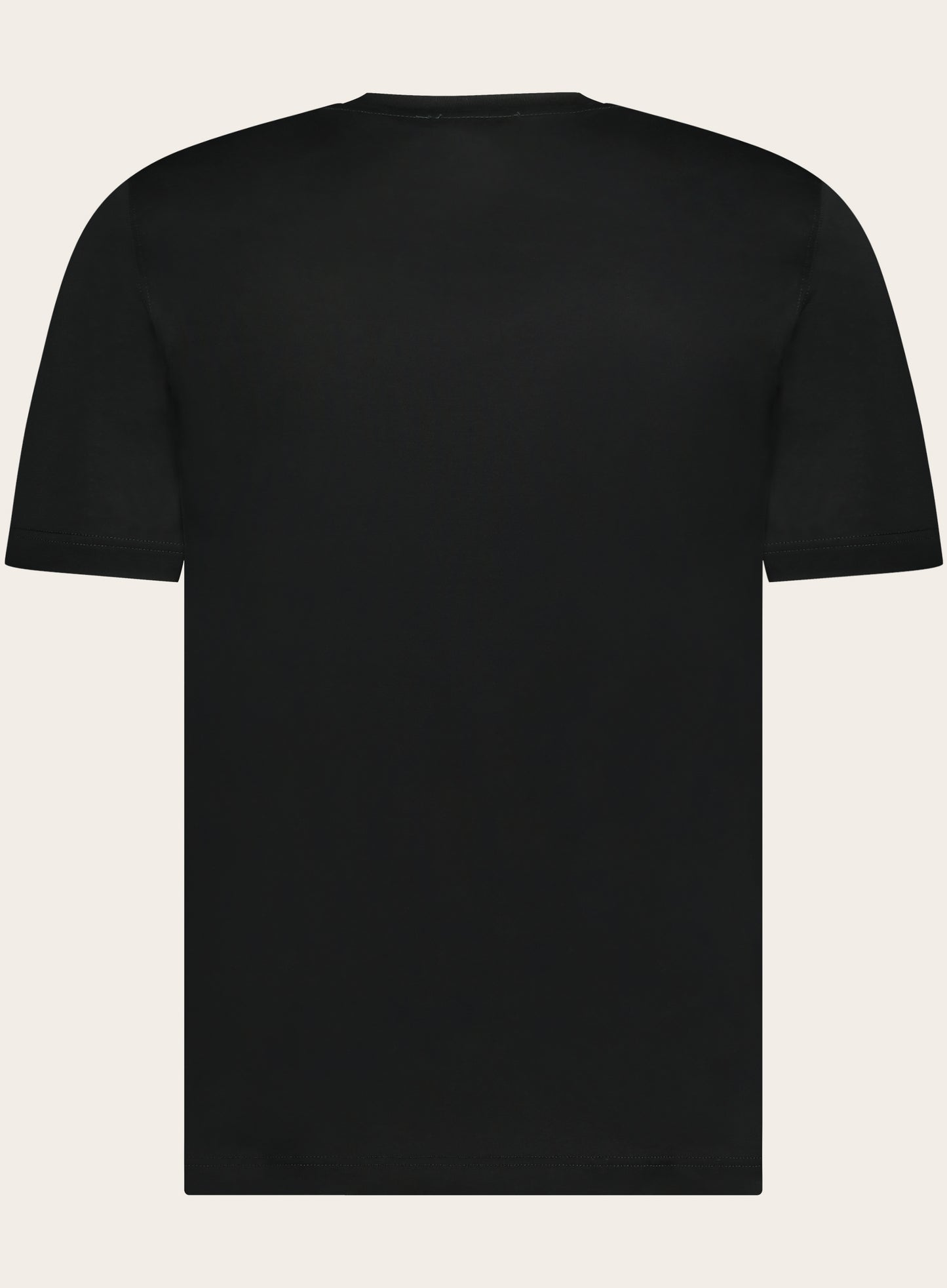T-shirt van katoen | Zwart