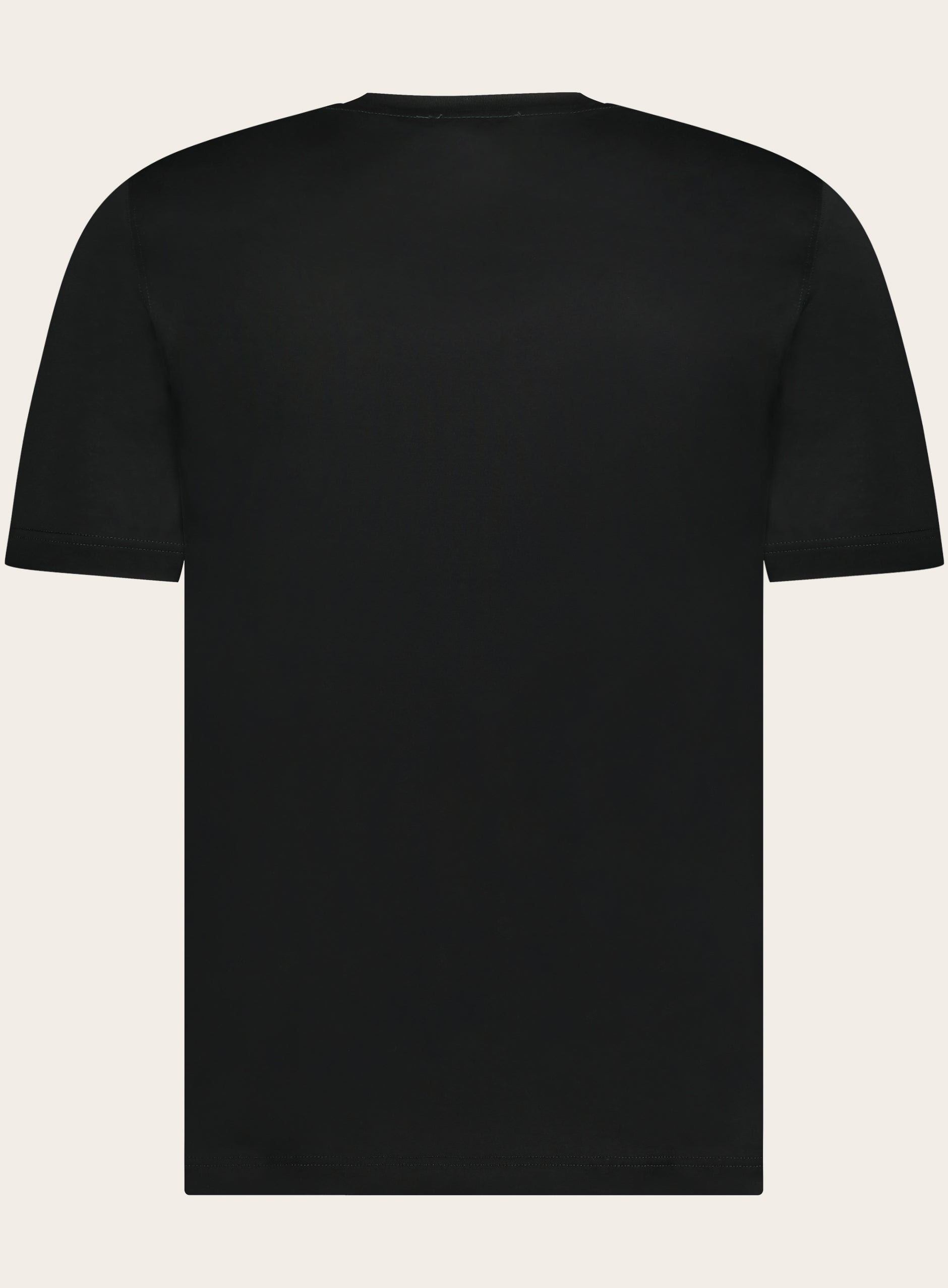 T-shirt van katoen | Zwart