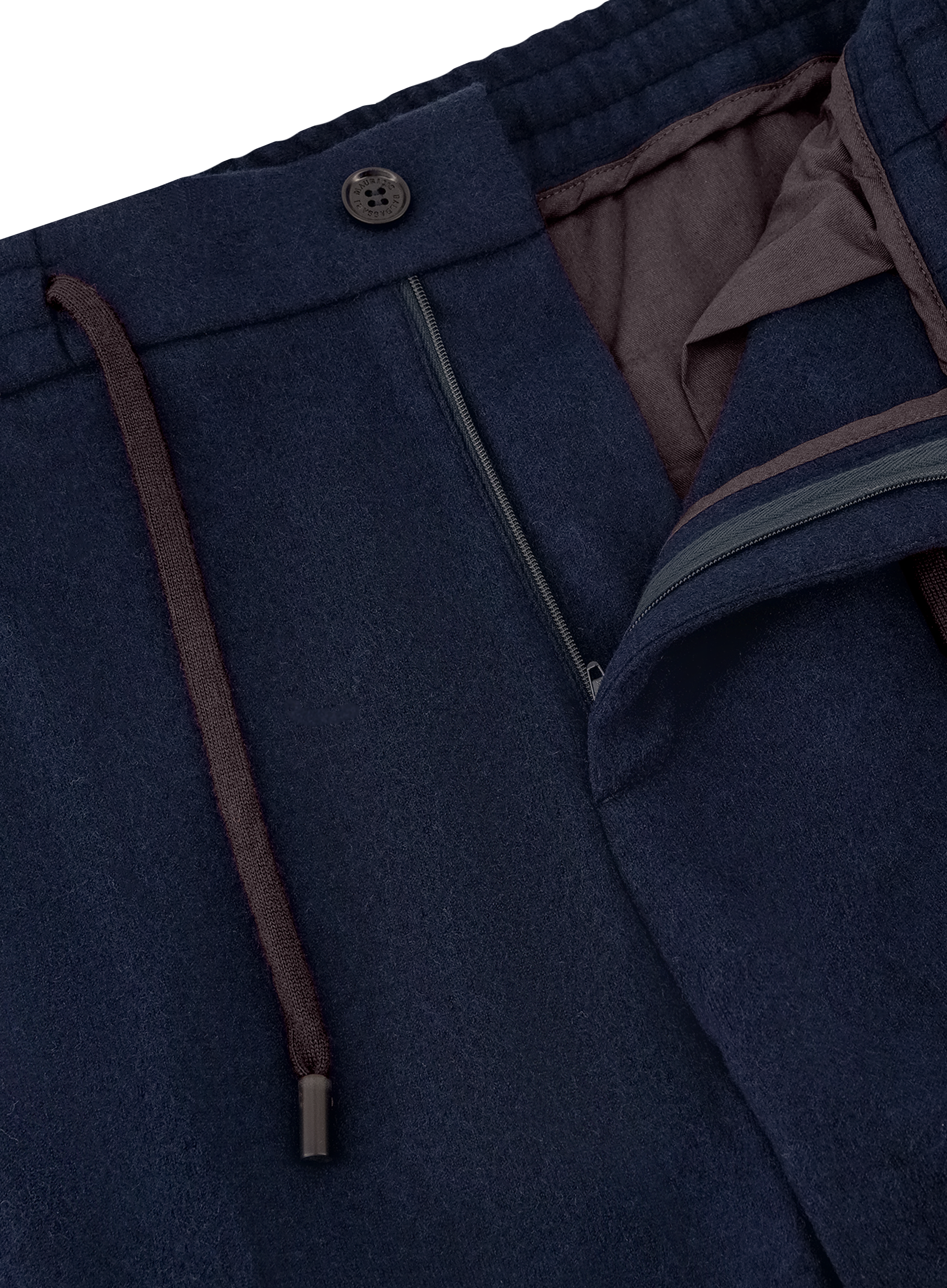 Jog pantalon van virgin wol | FULL_WIDTH | BLUE NAVY